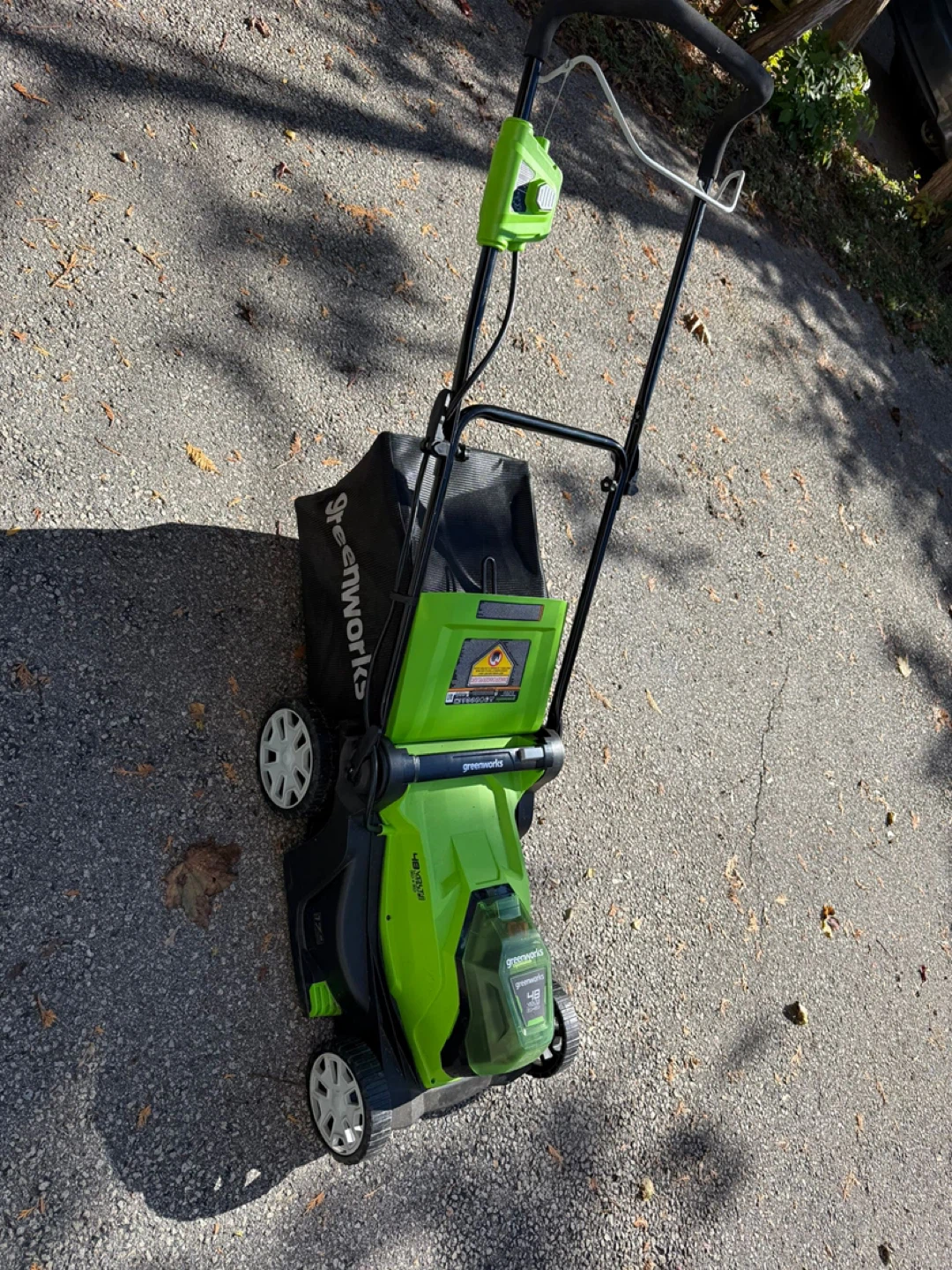 Greenworks 48V Cordless Lawn Mower - photo 2