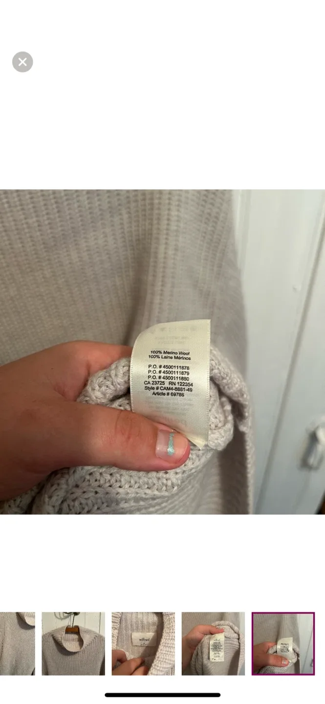 Wilfred knit tunic sweater - Size M image indicator(6)