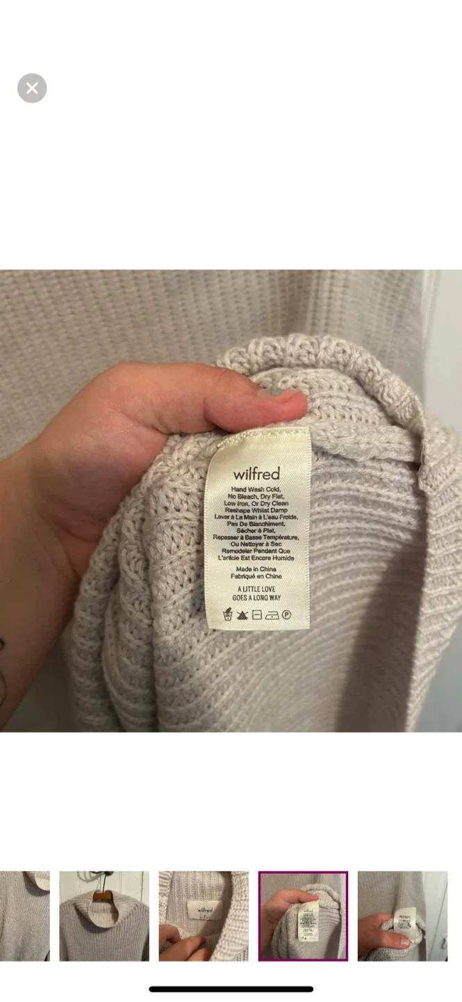 Wilfred knit tunic sweater - Size M image indicator(5)