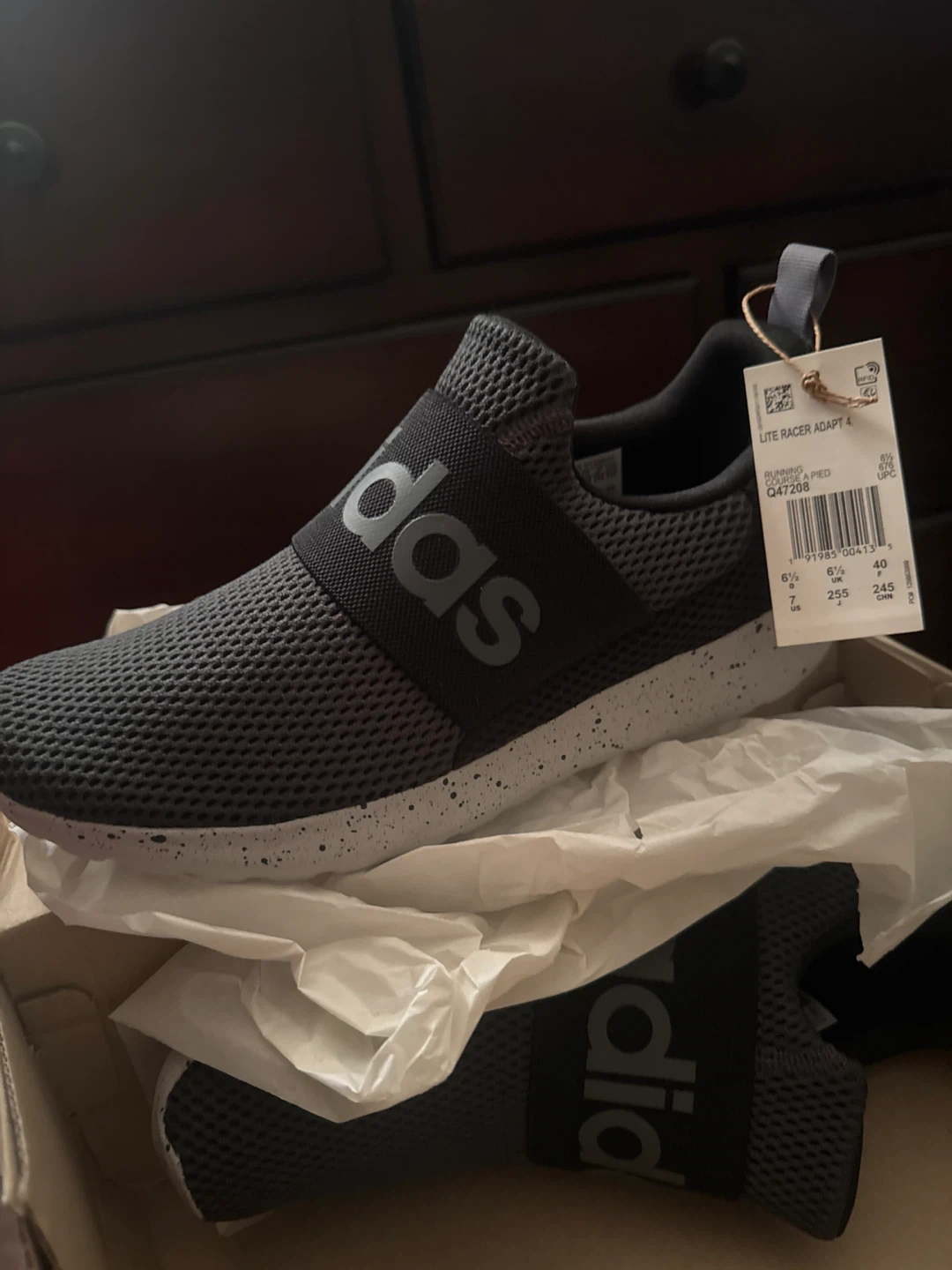 Adidas Lite Racer Adapt 4.0 Size 7 - Like New! - photo 4