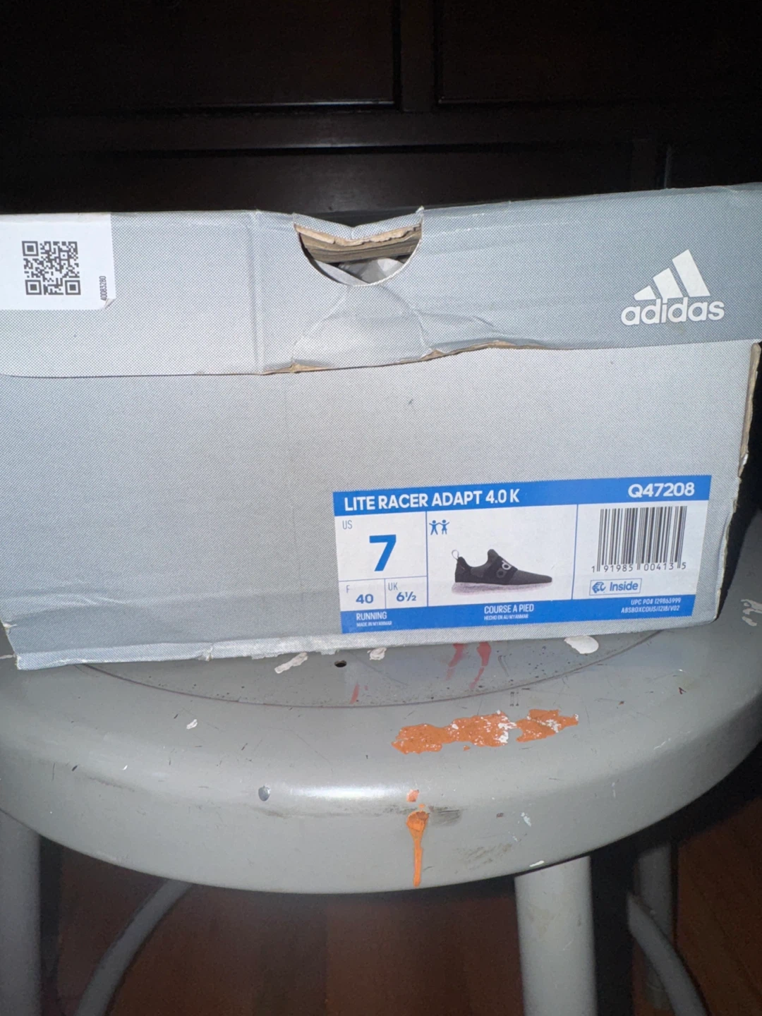 Adidas Lite Racer Adapt 4.0 Size 7 - Like New! - photo 2