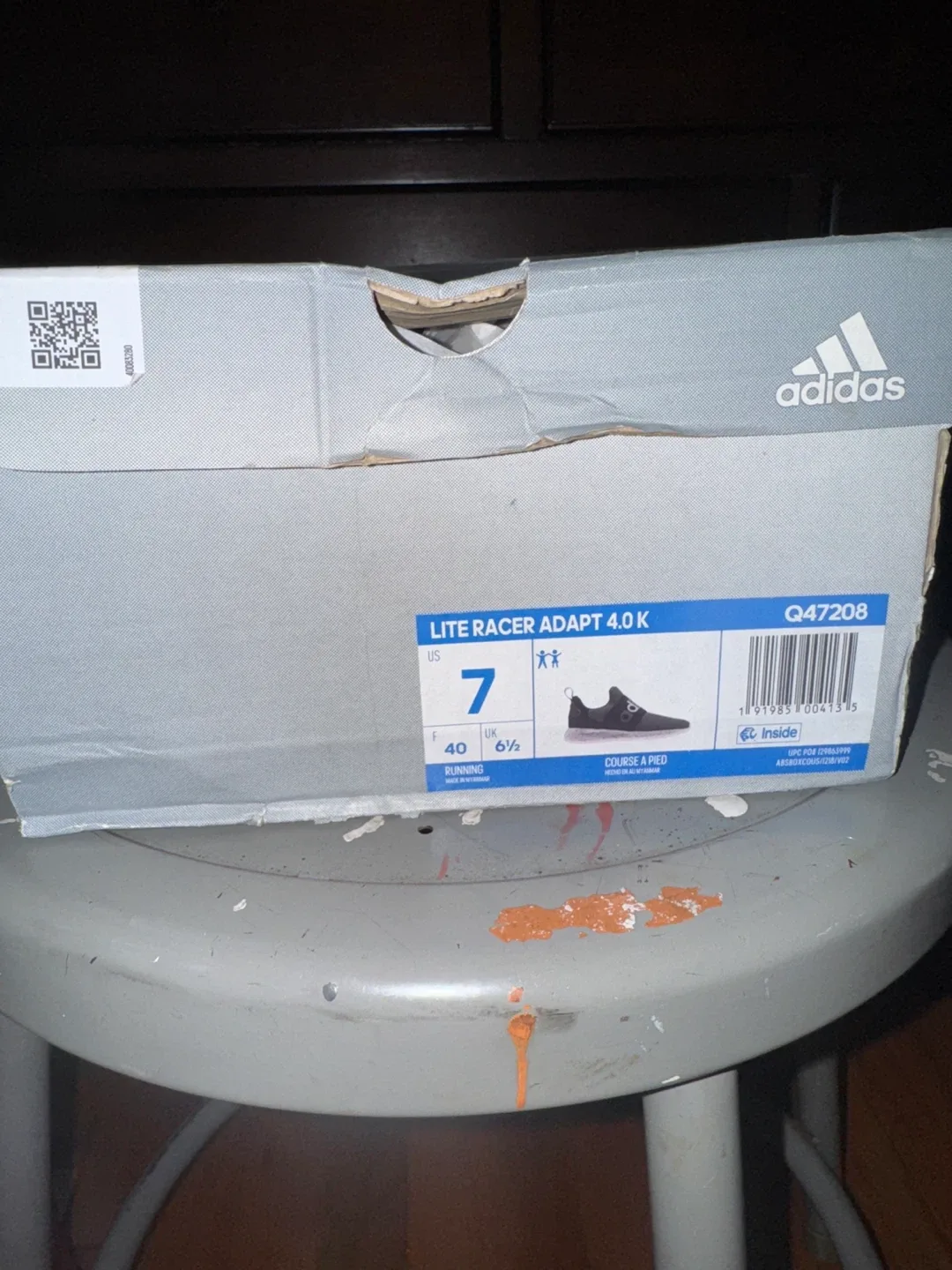 Adidas Lite Racer Adapt 4.0 Size 7 - Like New! image indicator(2)