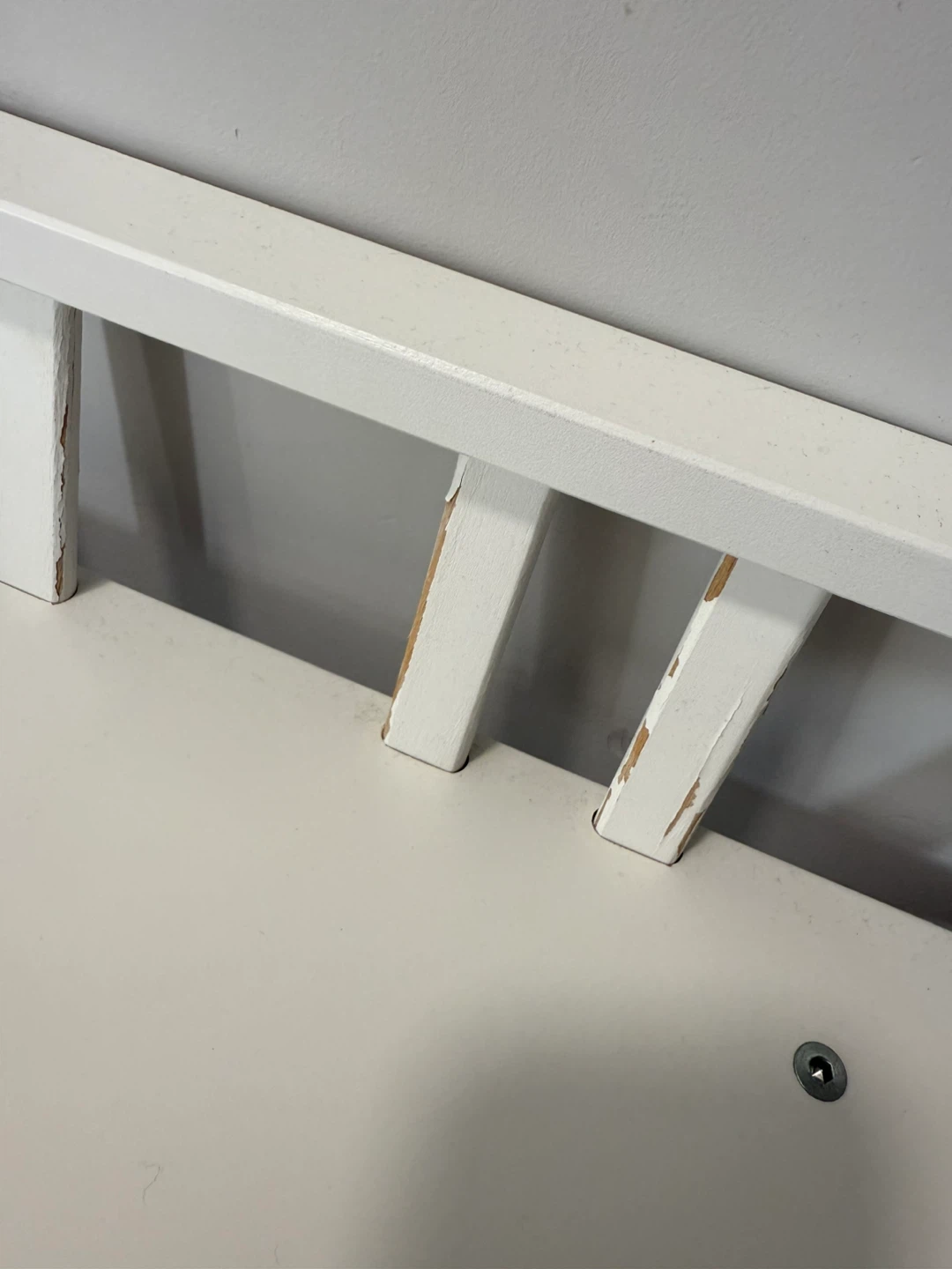 White Plant Stand/Side Table - photo 4