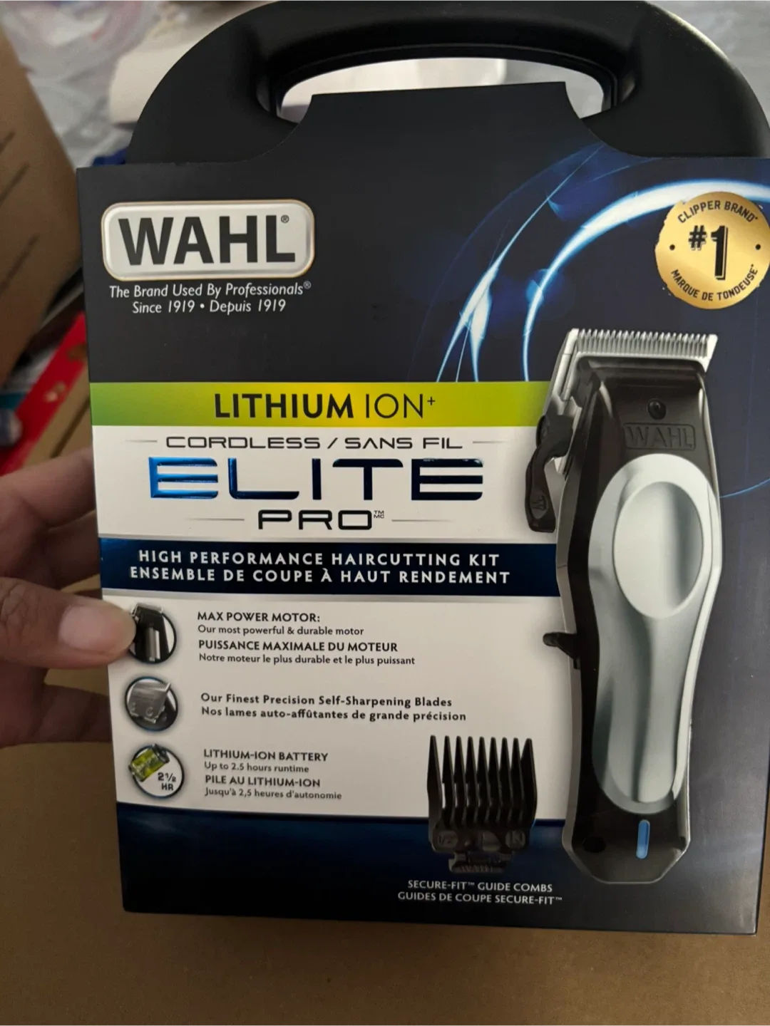 Elite Pro Cordless Lithium-Ion Clipper image indicator(7)