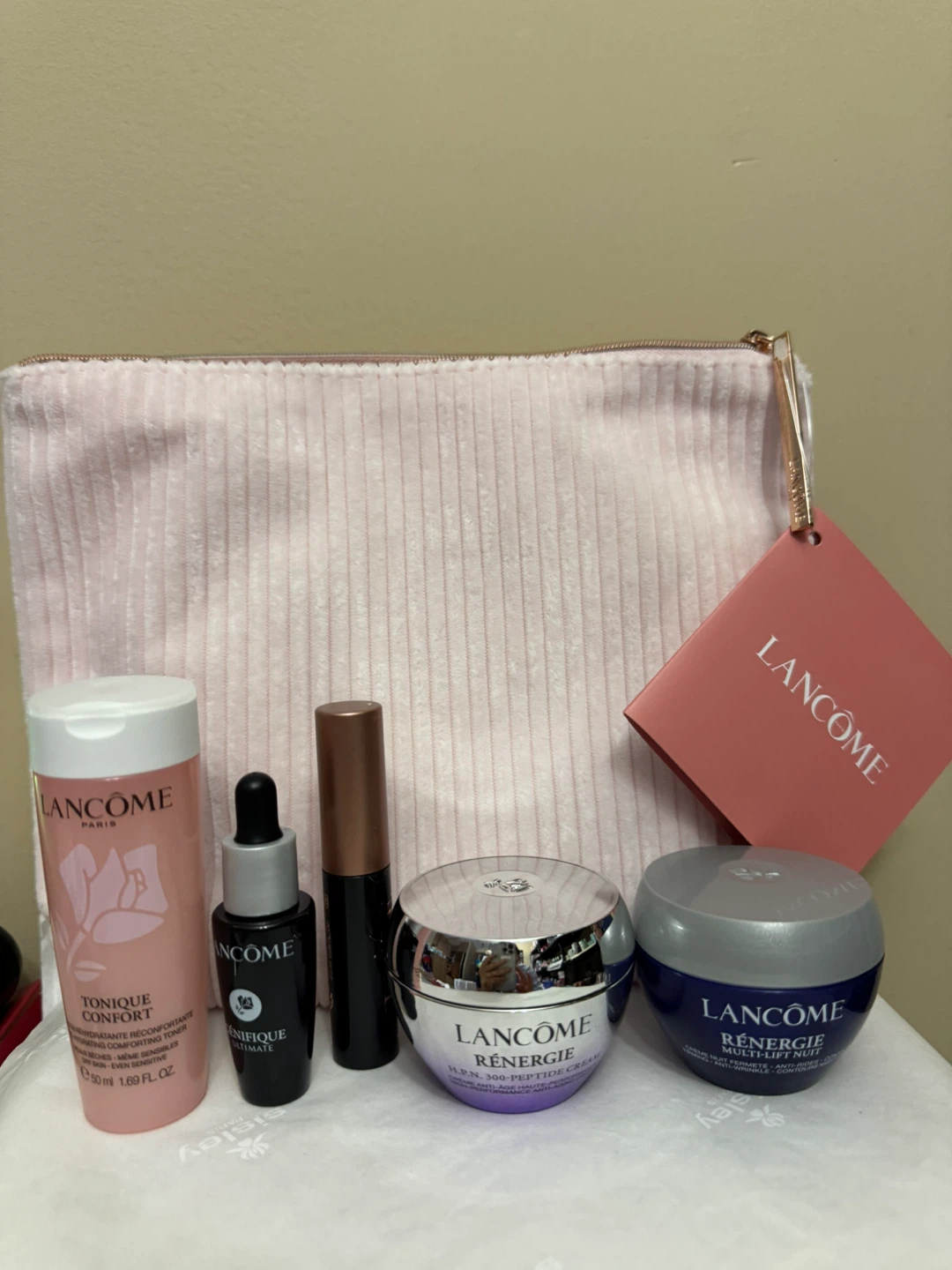 Lancôme Beauty Set - Toner, Serum, Creams & Mascara