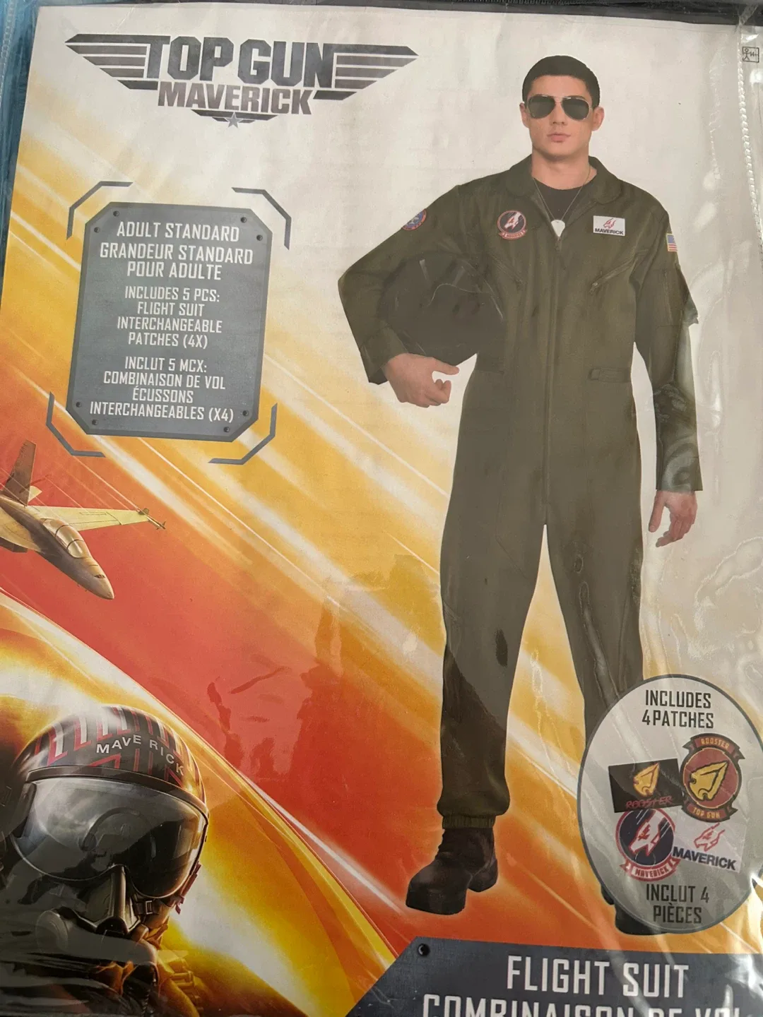 Top Gun Maverick Flight Suit Costume (Men) thumbnail