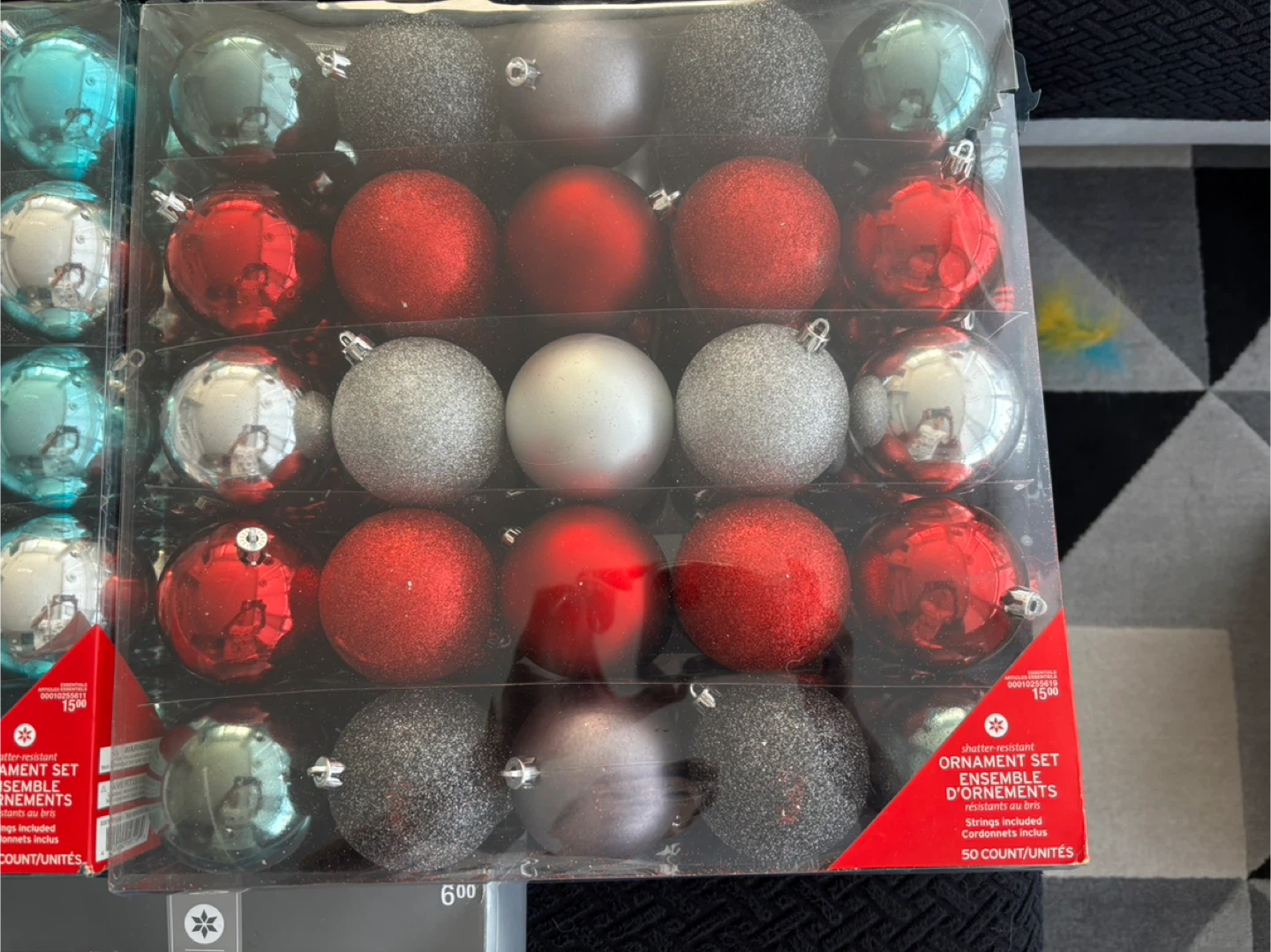 Christmas Tree Ornament Balls 3 Packs NEW 109 Balls - photo 3