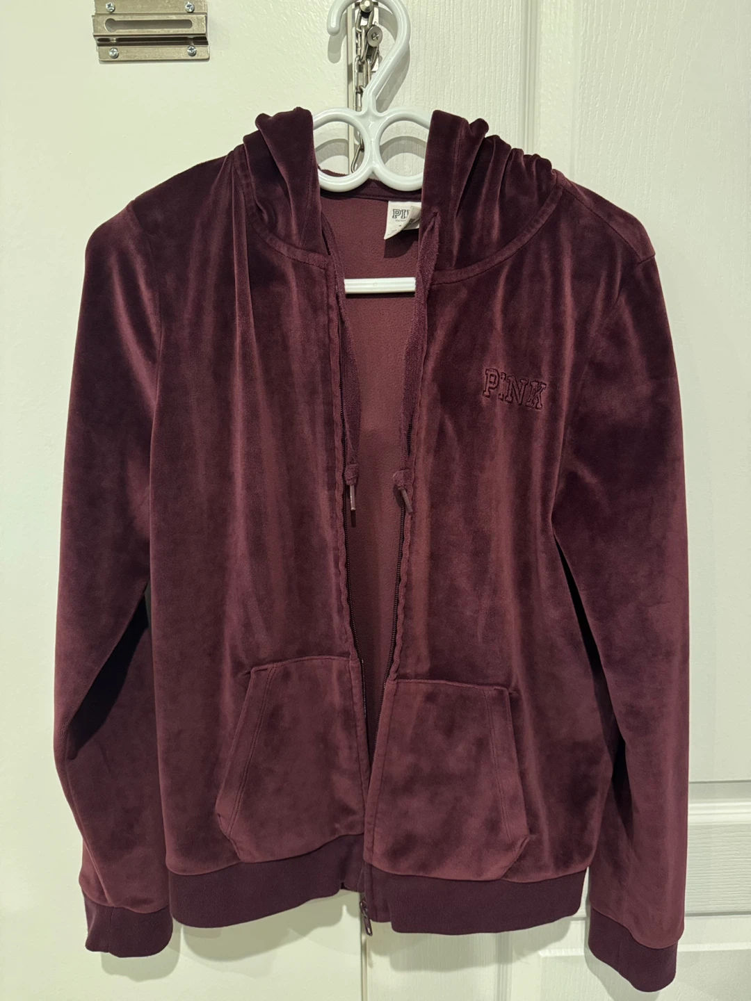 PINK Victoria's Secret Velvet Hoodie - Size M