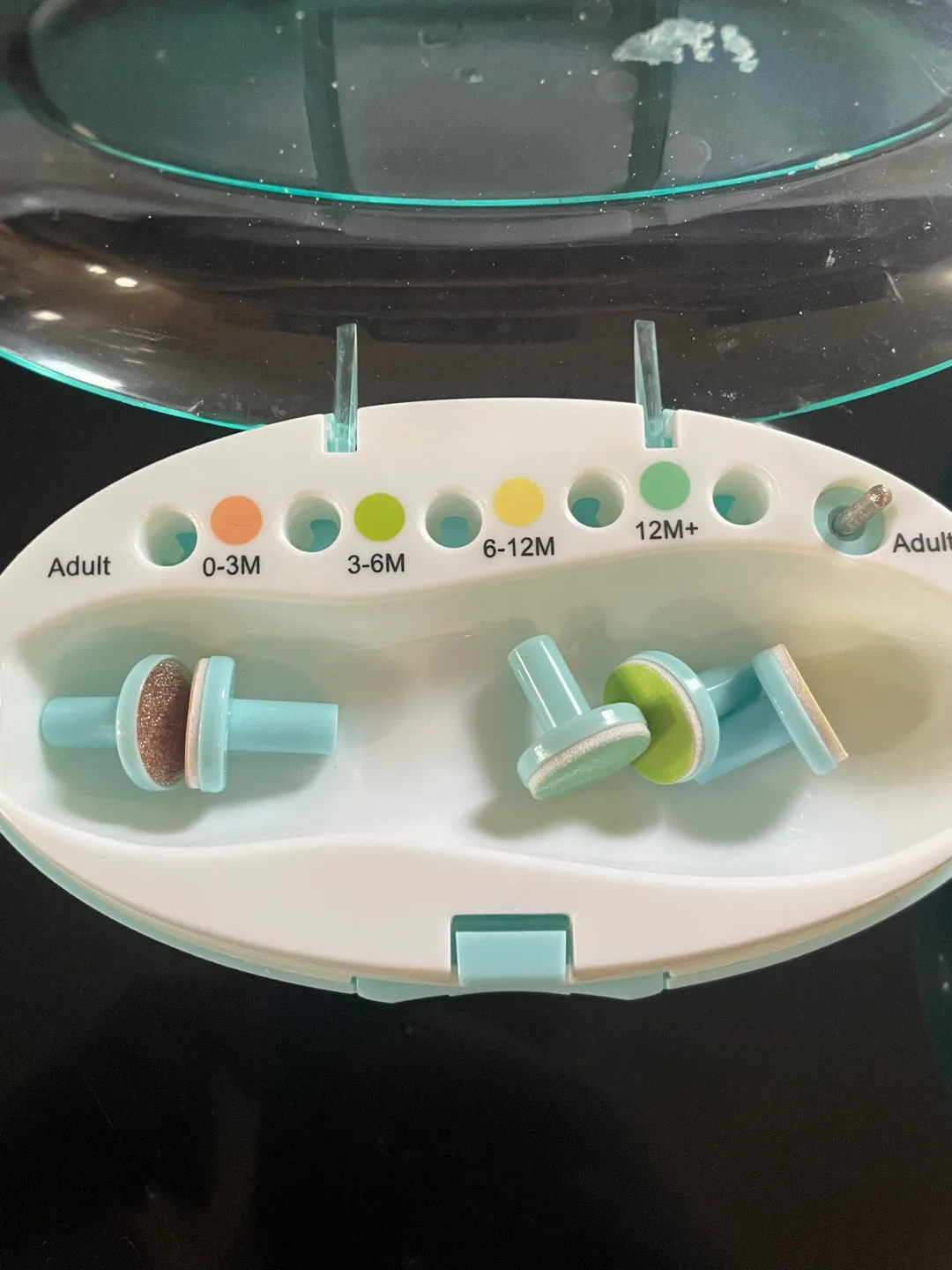 Adult and Baby Electric Nail File Trimmer Set image indicator(4)