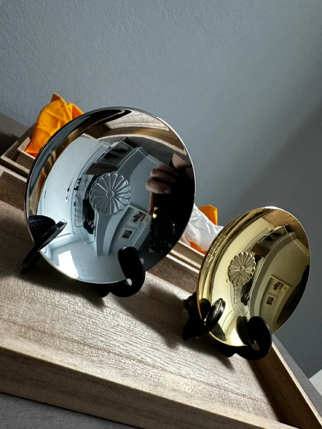 24KGP Gold & Silver Plated Bowls Set with Box image indicator(8)