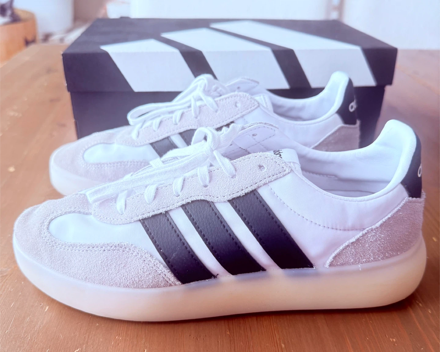 Adidas Samba Decon Shoes - White/Black - photo 3
