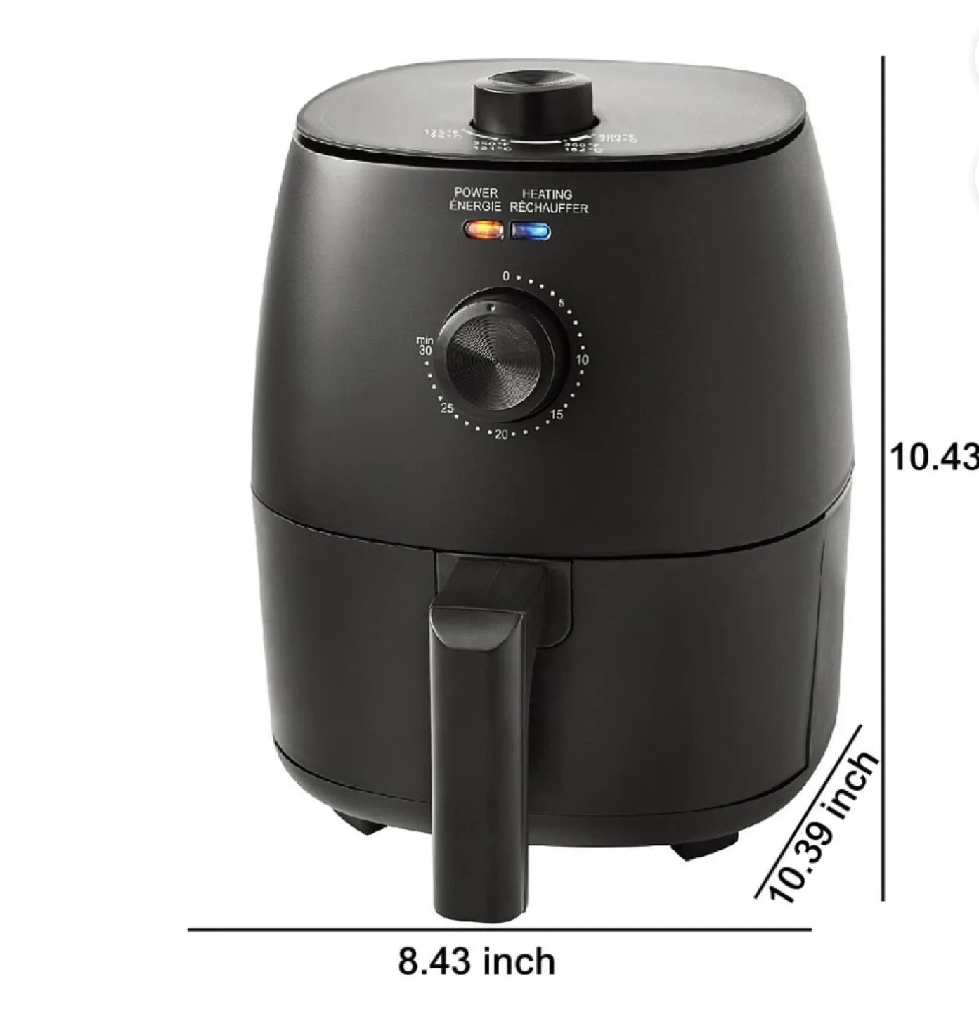 Mainstays 2.2 qt Air Fryer - Black image indicator(5)