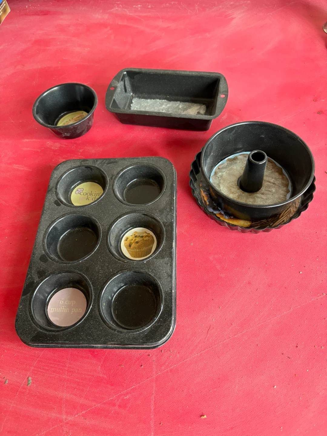Children’s Assorted Baking Pans - Bundt, Loaf, Muffin