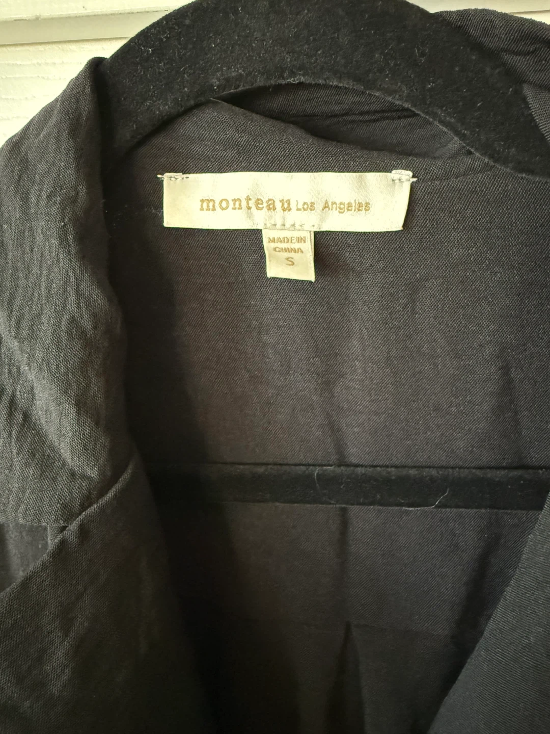 Monteau Los Angeles Black Jumpsuit Size S - photo 3