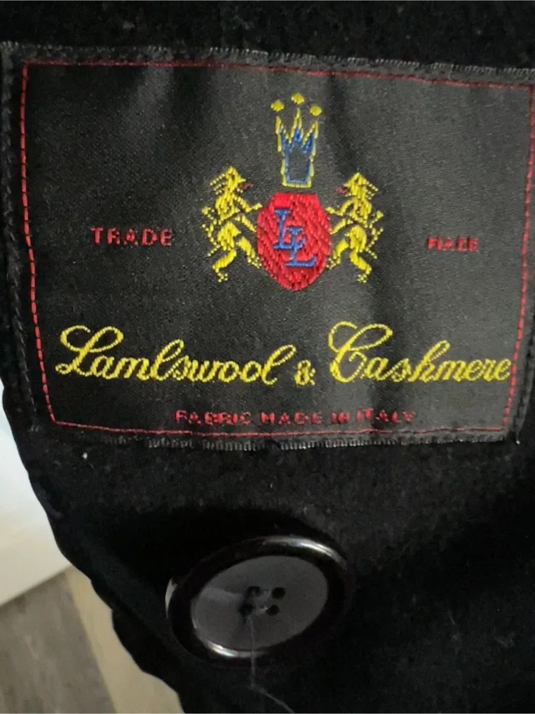 Larry Levine Lambswool & Cashmere Coat - Size 10 image indicator(4)