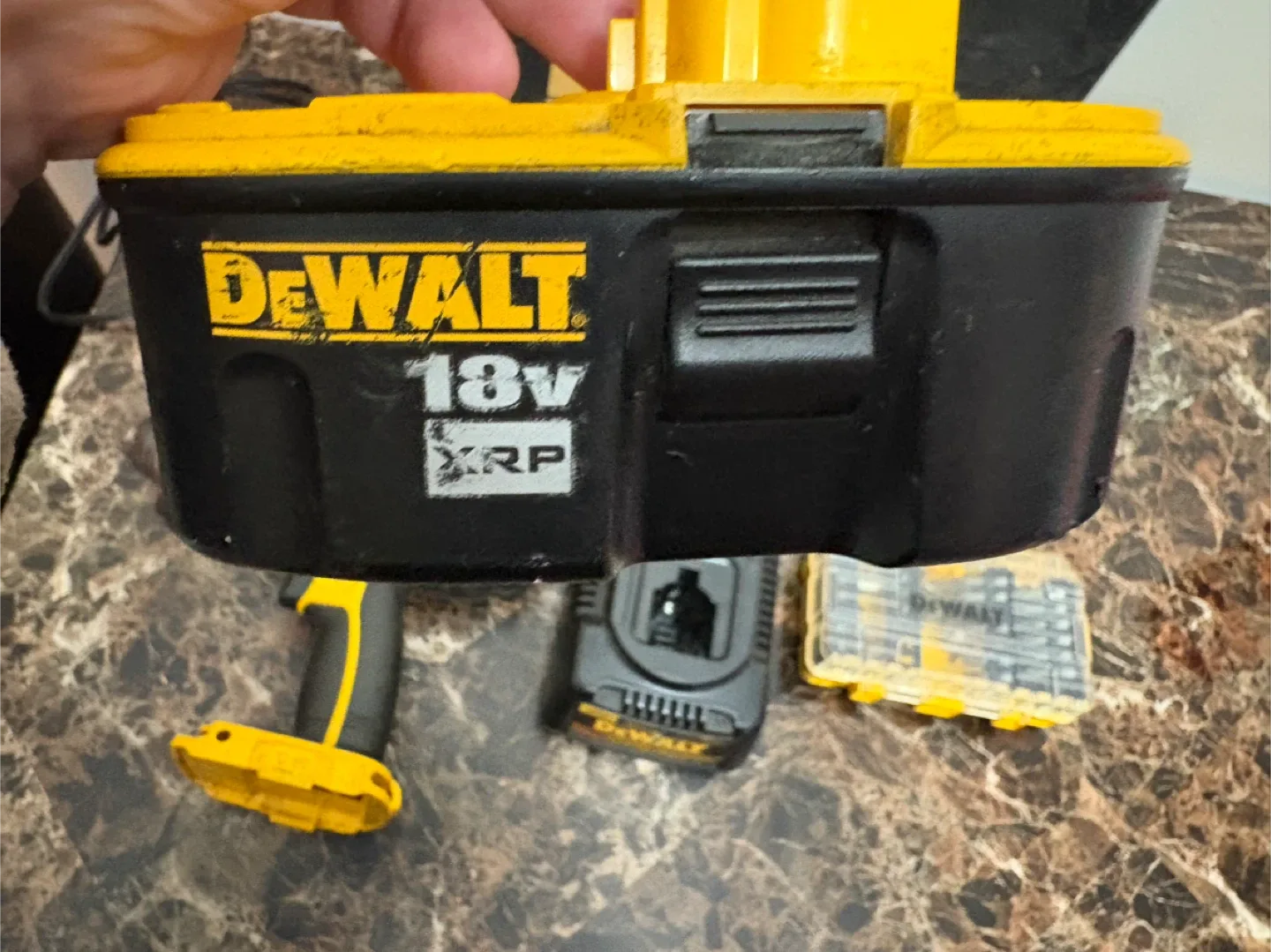 DeWalt 1/2" Cordless Hammer Drill with Charger & Case image indicator(4)