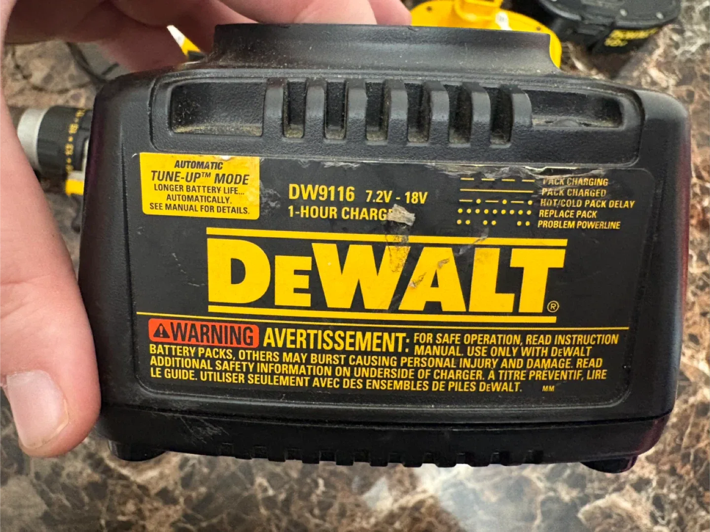 DeWalt 1/2" Cordless Hammer Drill with Charger & Case image indicator(5)