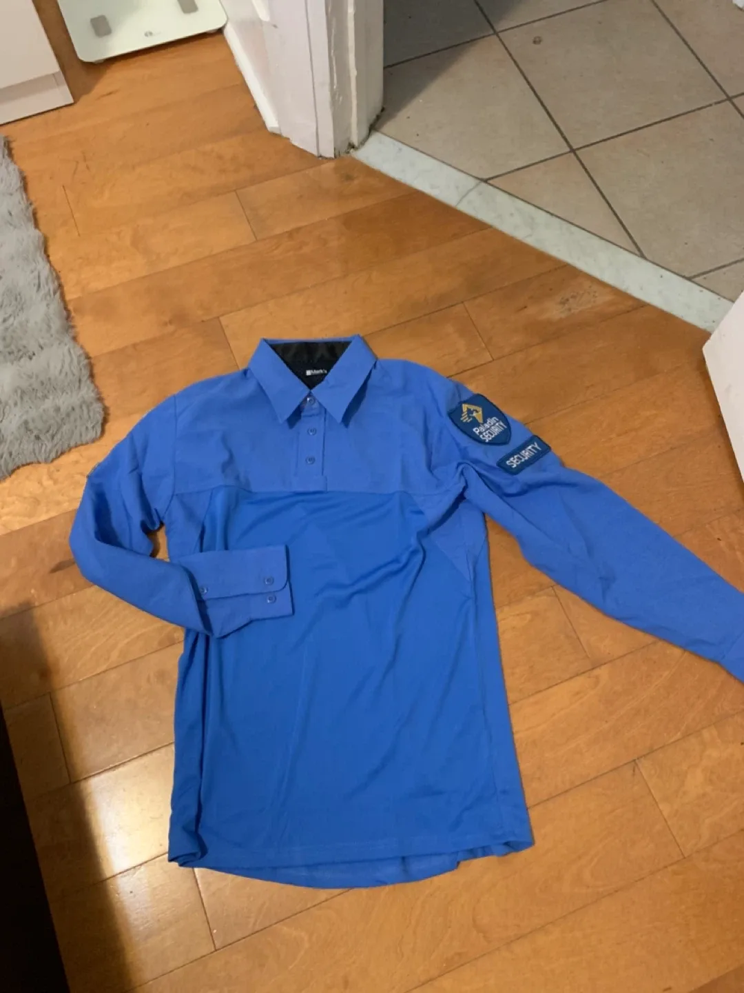 Paladin Security Uniform blue Shirt for men M NEW thumbnail