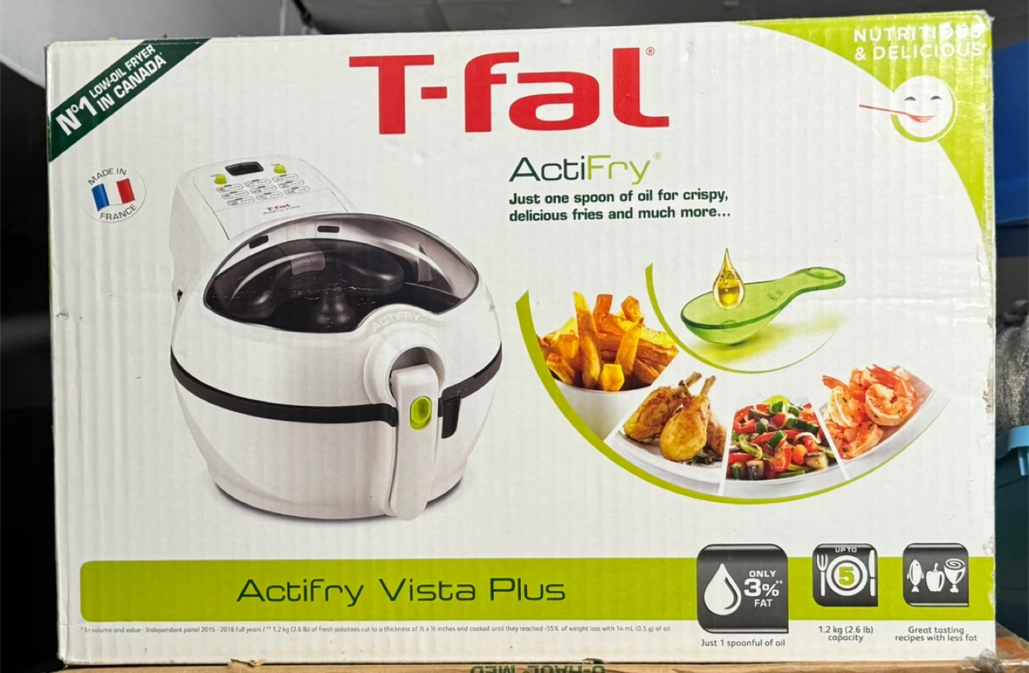 T-fal ActiFry Vista Plus - Low Oil Fryer