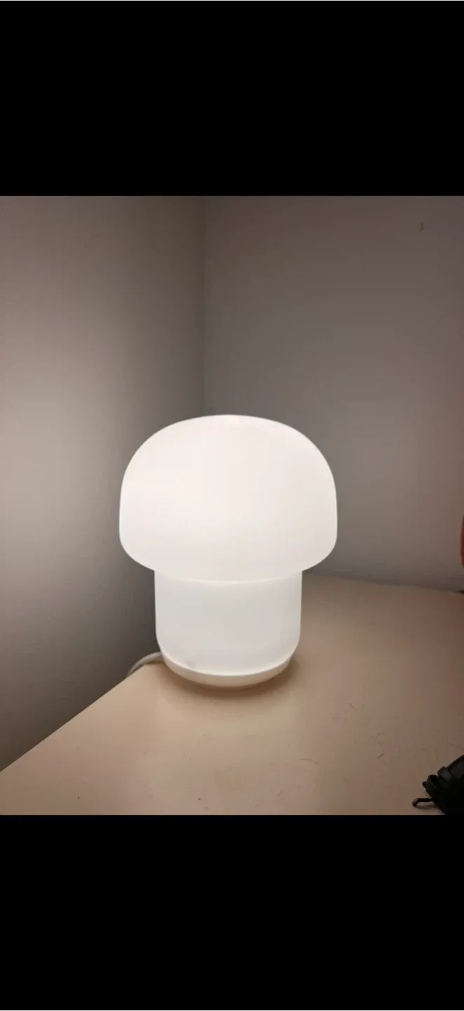 IKEA Table Lamp (Mushroom) + Bulb thumbnail