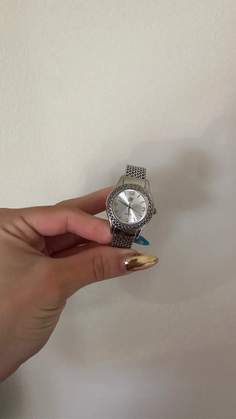 Silver-tone Mesh Bracelet Watch