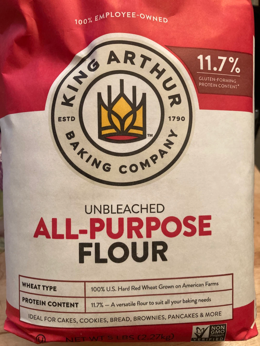 King Arthur Unbleached All-Purpose Flour - 5 lbs