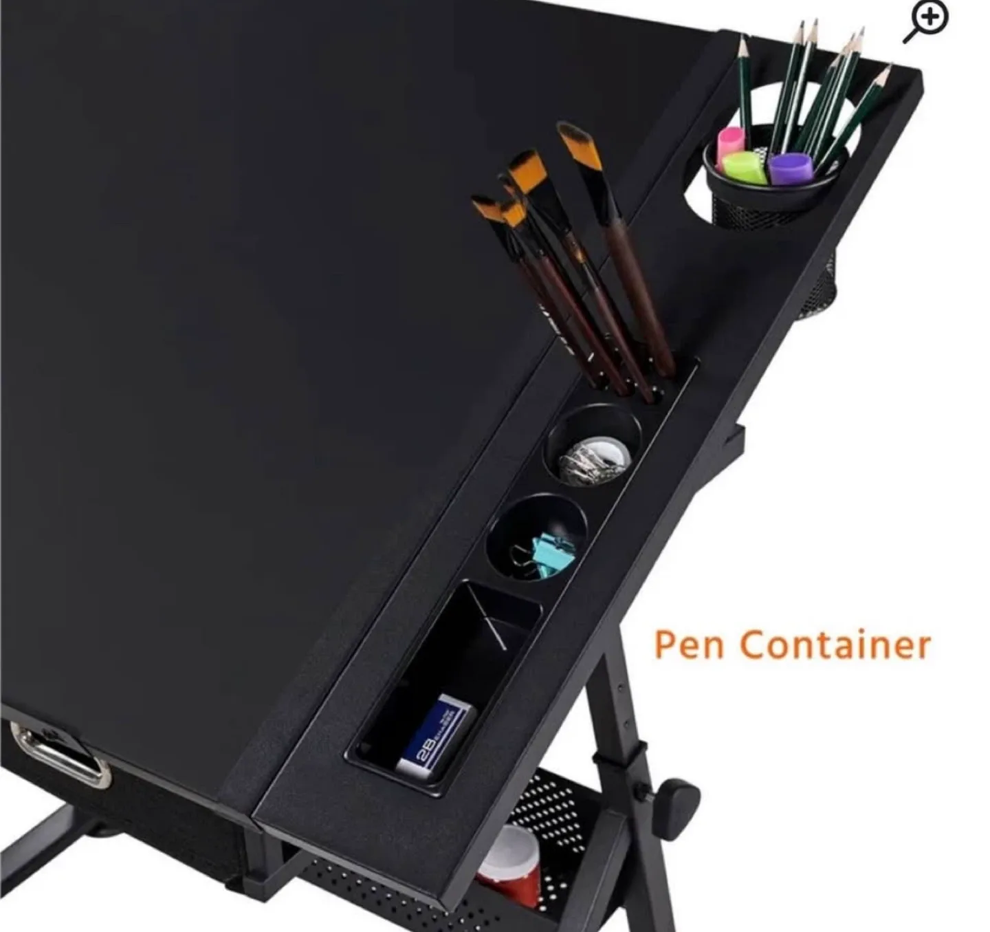 Adjustable Drafting Table Drawing Desk image indicator(6)