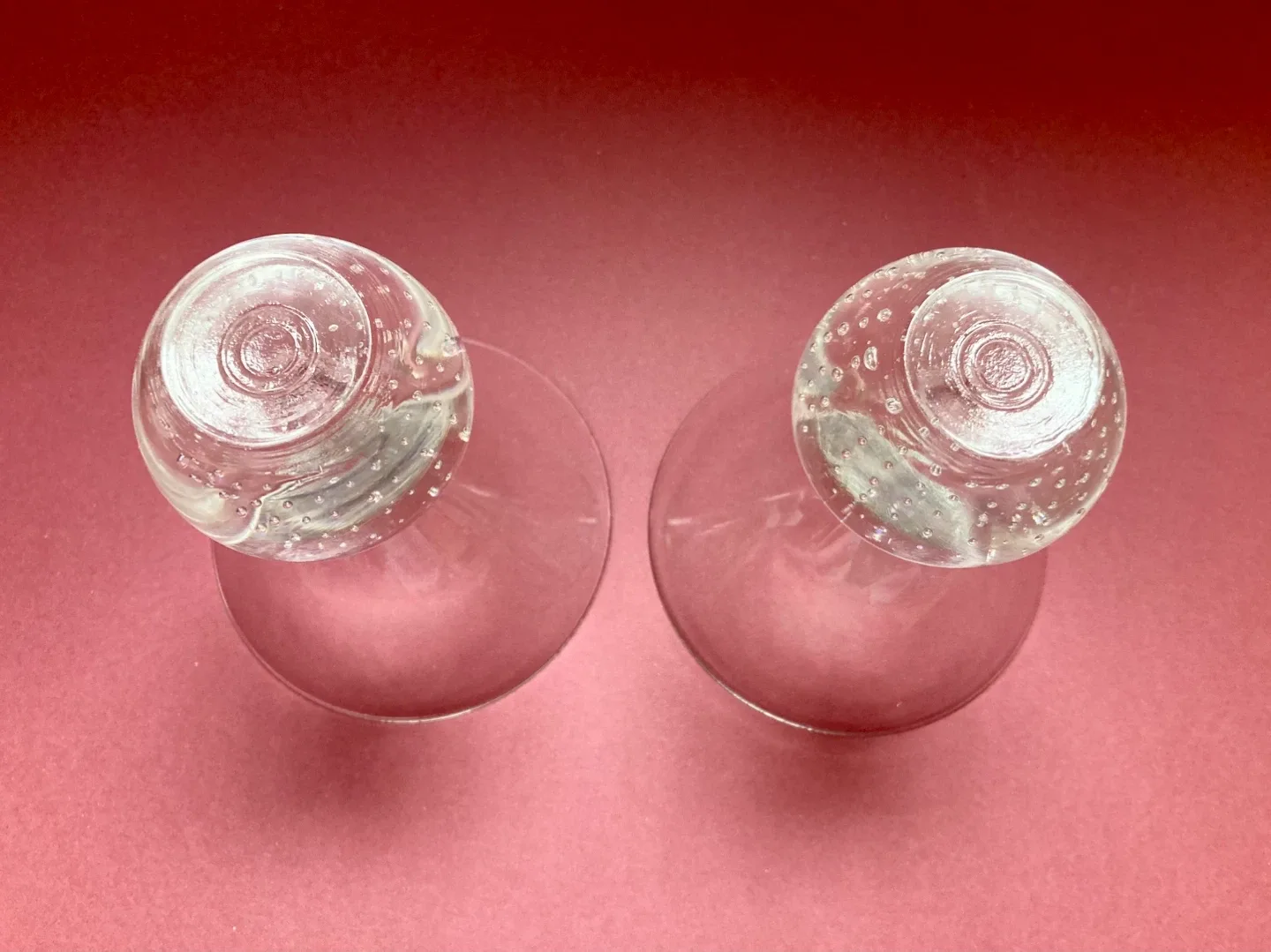 Pair of Vintage Bubble Base Martini Glasses image indicator(3)