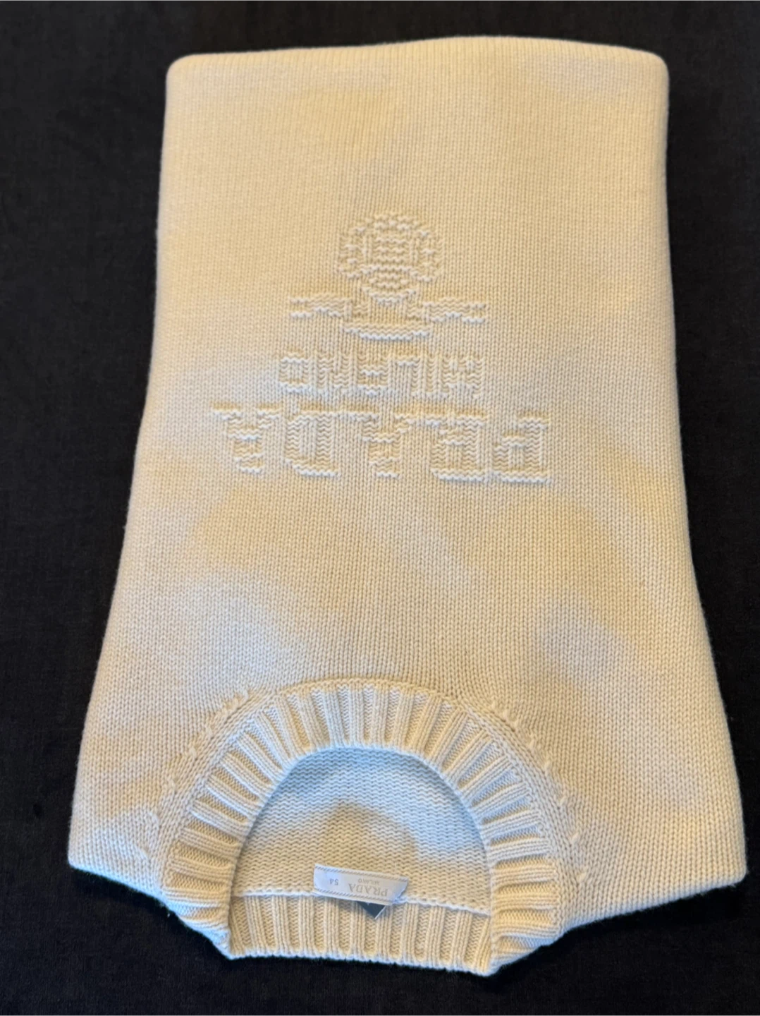 Prada Milano Cream Knit Sweater - Size S - photo 3