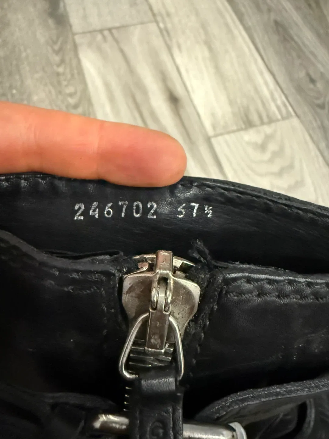 Gucci Black Leather Biker Boots image indicator(6)