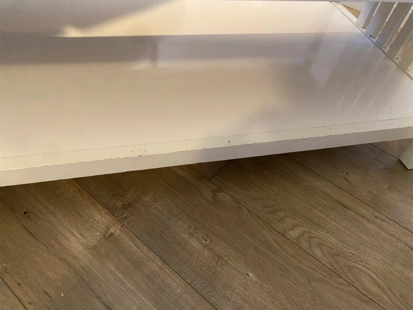 White Coffee Table with Drawers - photo 2