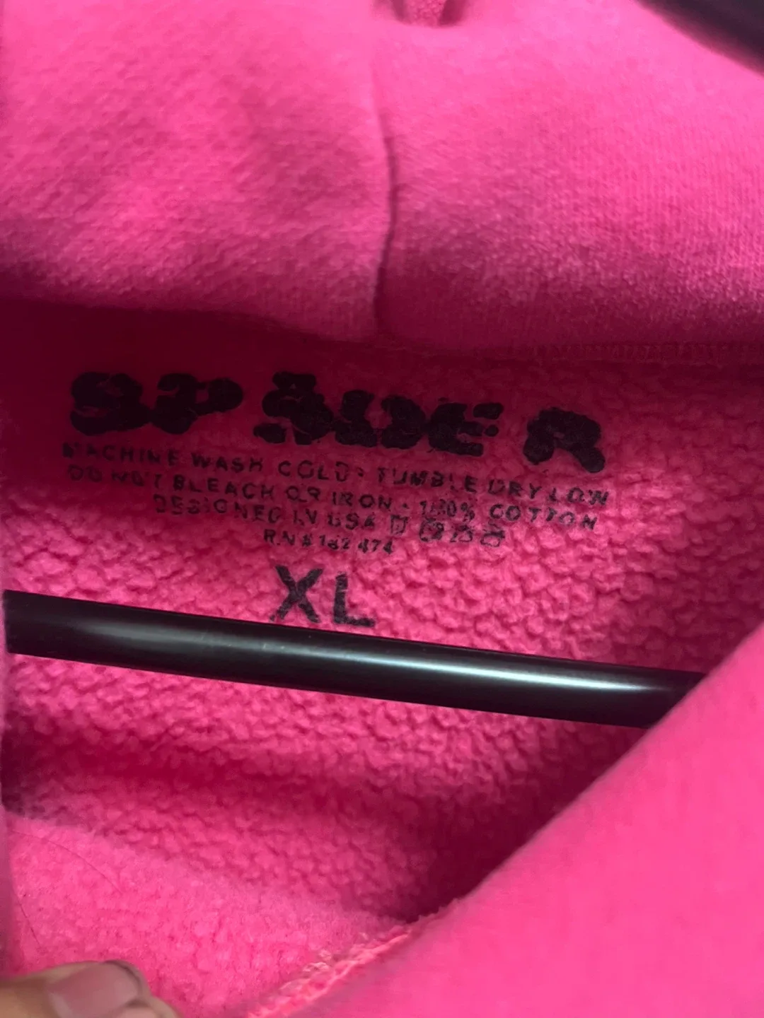 Sp5der Pink Hoodie - Size XL image indicator(4)