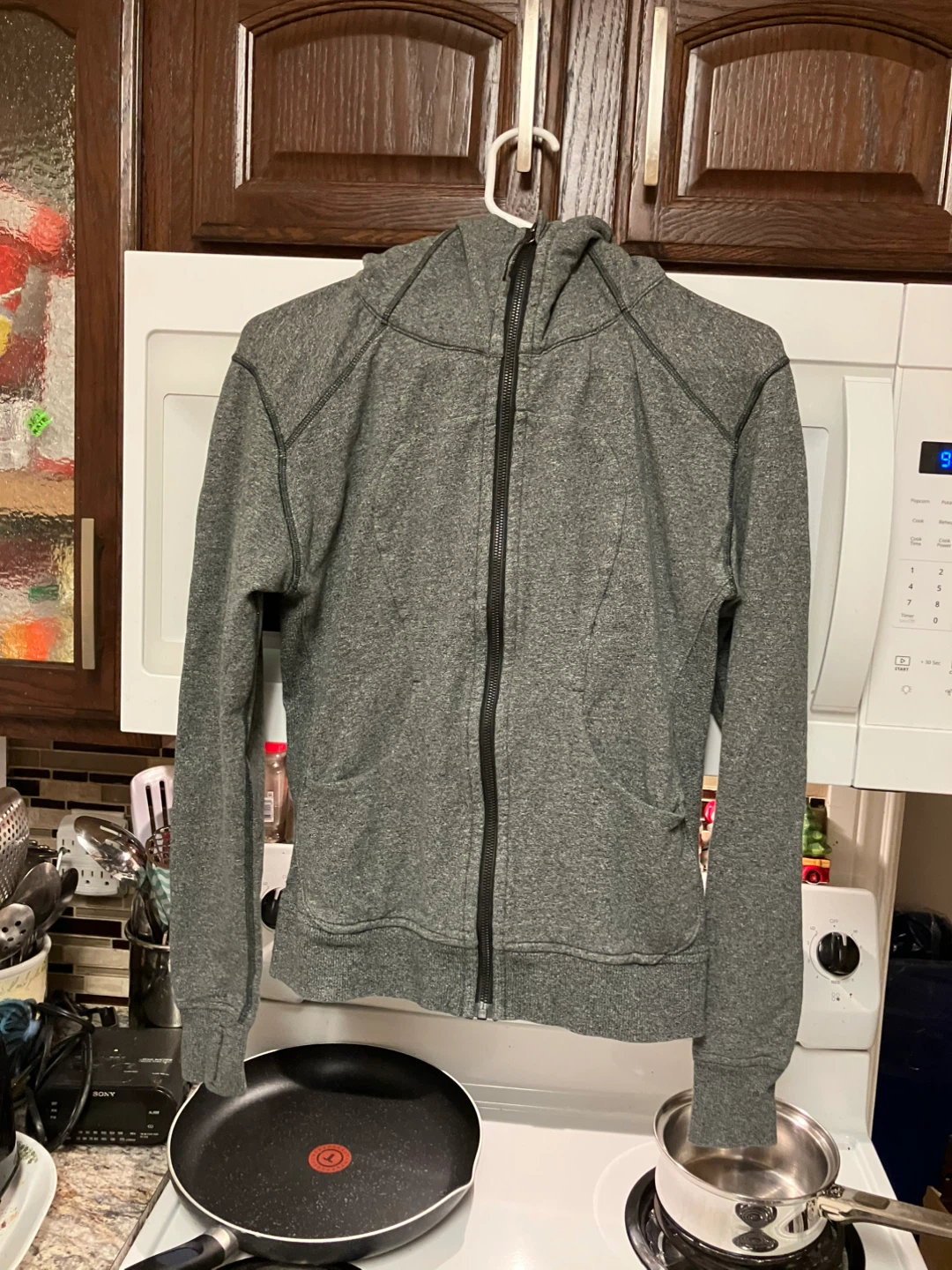 Lululemon Grey Hoodie, Size 4