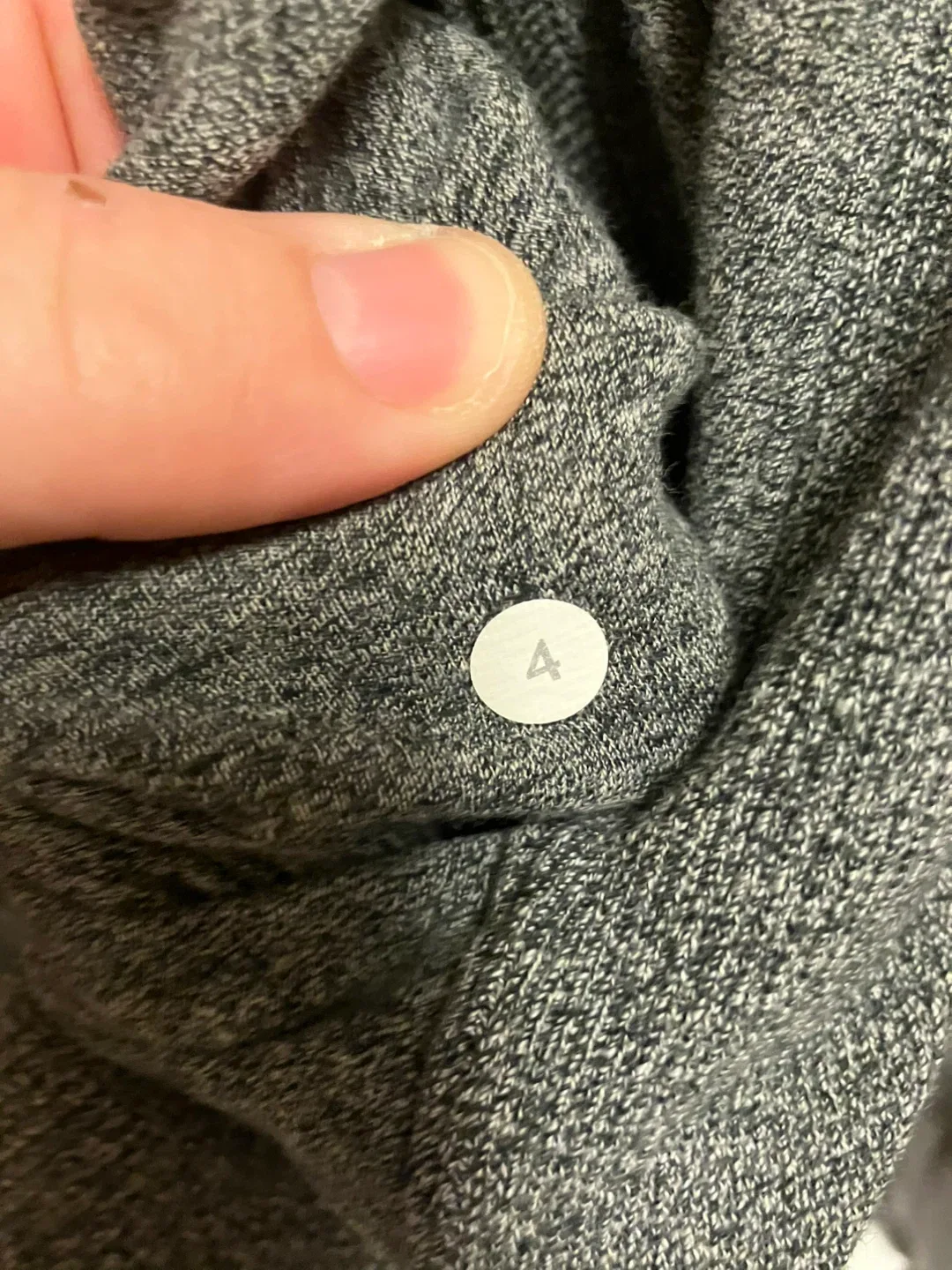 Lululemon Grey Hoodie, Size 4 image indicator(3)