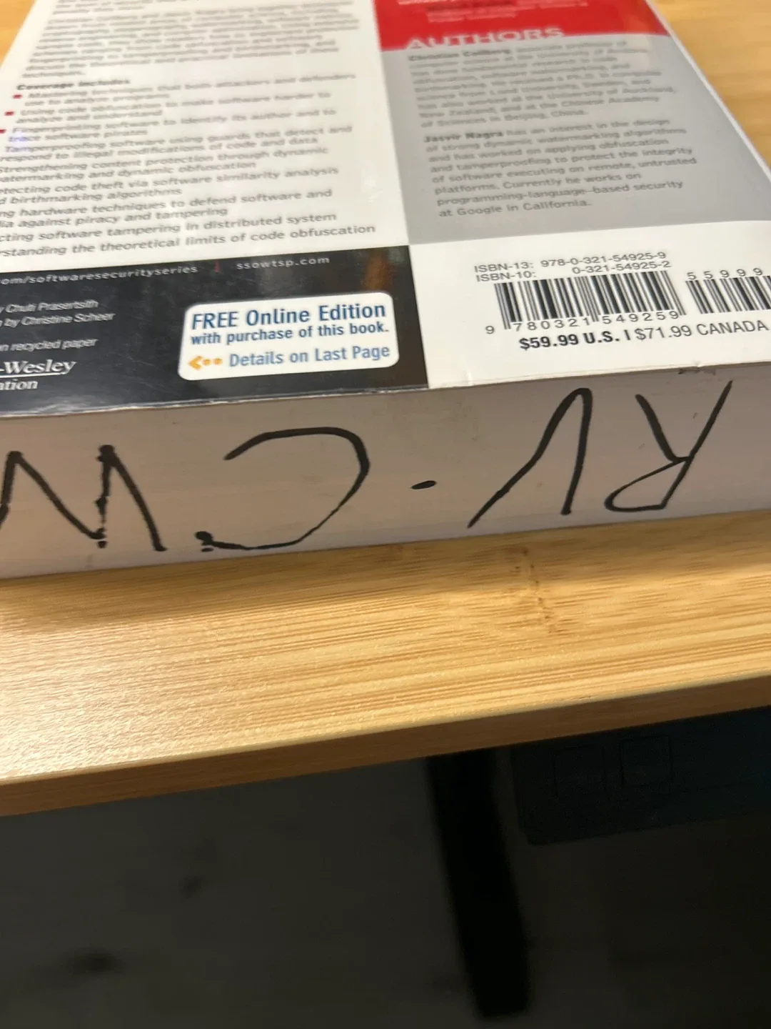 Surreptitious Software by Christian Collberg & Jasvir Nagra image indicator(4)