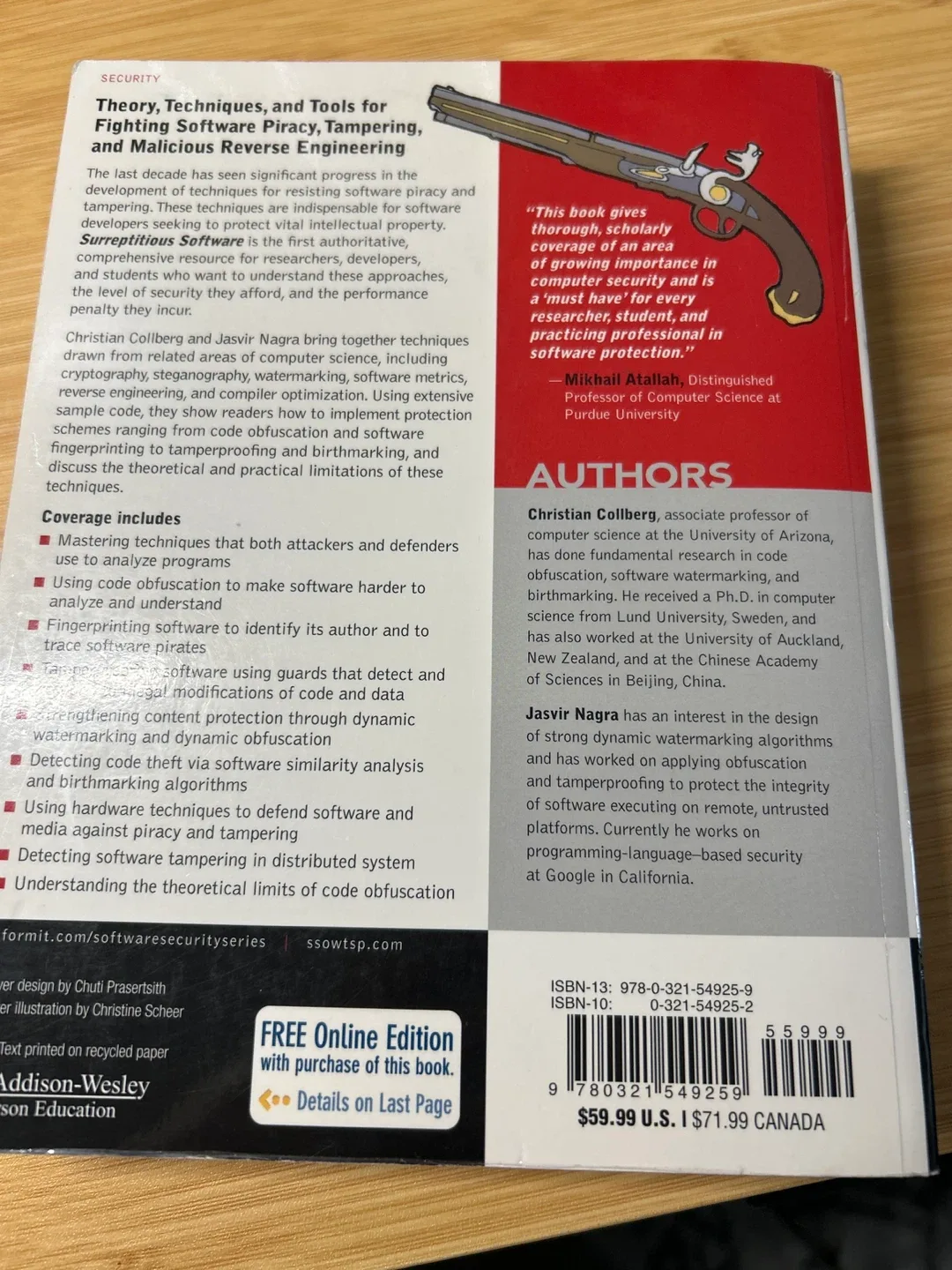 Surreptitious Software by Christian Collberg & Jasvir Nagra image indicator(3)