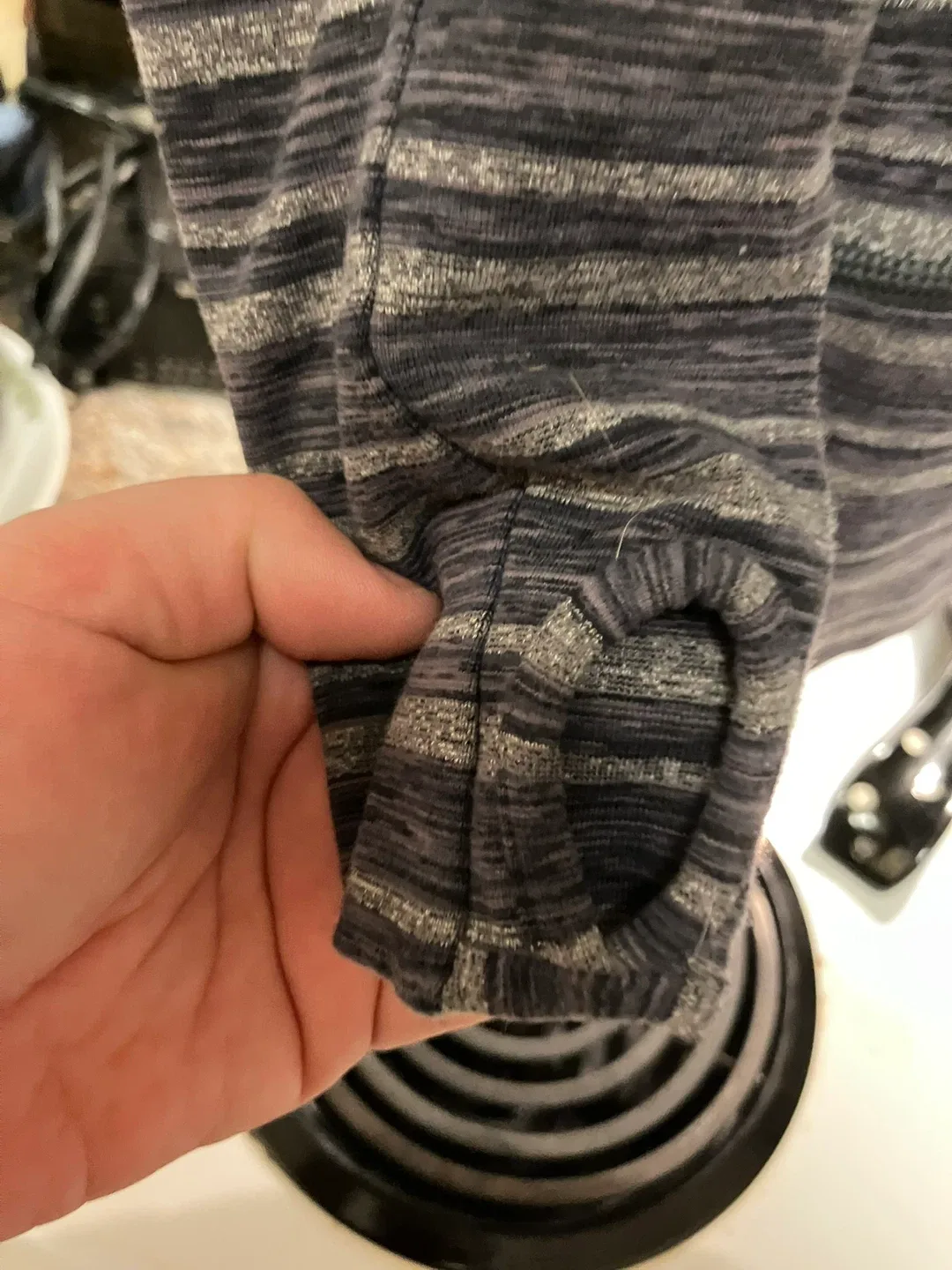 Lululemon Striped Hoodie with Thumb Holes image indicator(5)