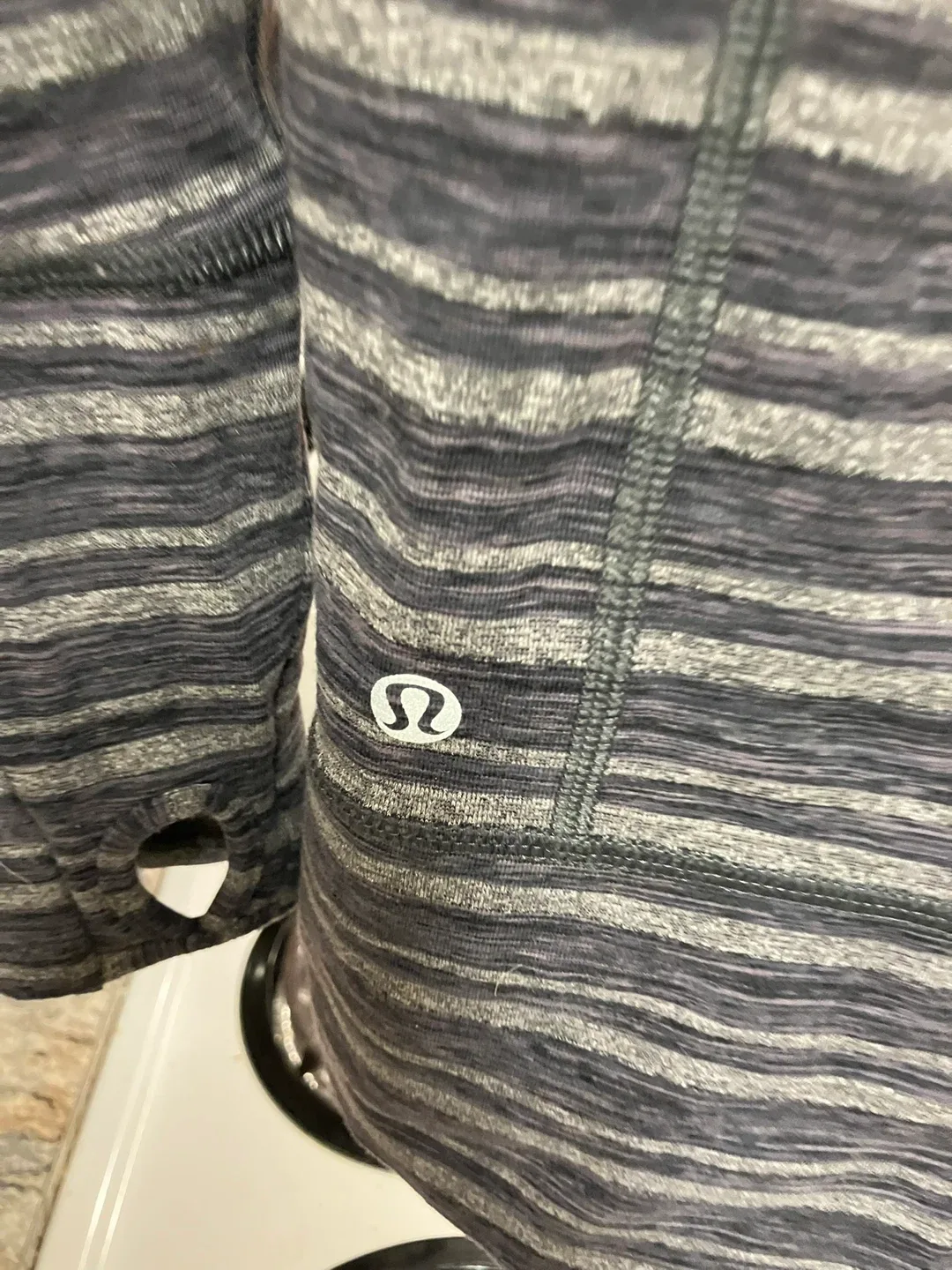 Lululemon Striped Hoodie with Thumb Holes image indicator(3)