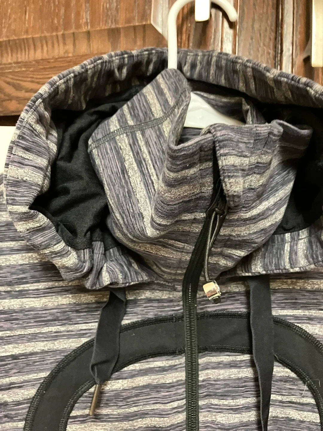 Lululemon Striped Hoodie with Thumb Holes image indicator(4)