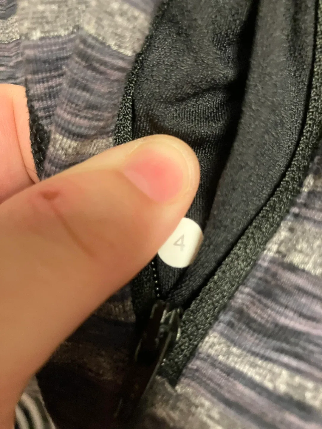 Lululemon Striped Hoodie with Thumb Holes image indicator(6)