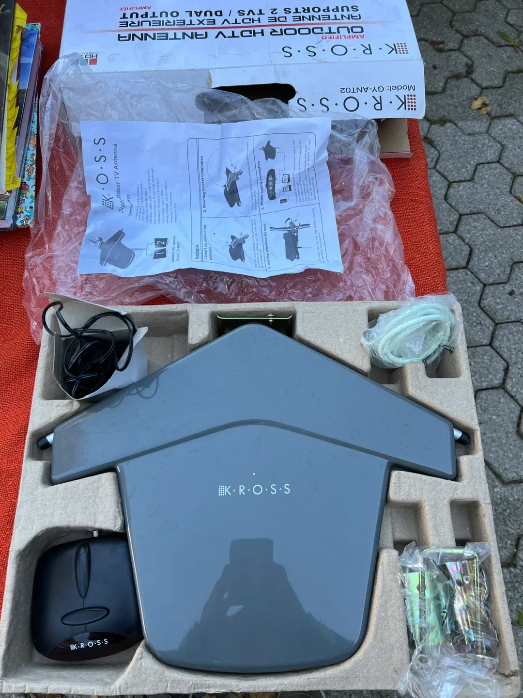 Kross Amplified Outdoor HDTV Antenna GY-ANT02 image indicator(3)