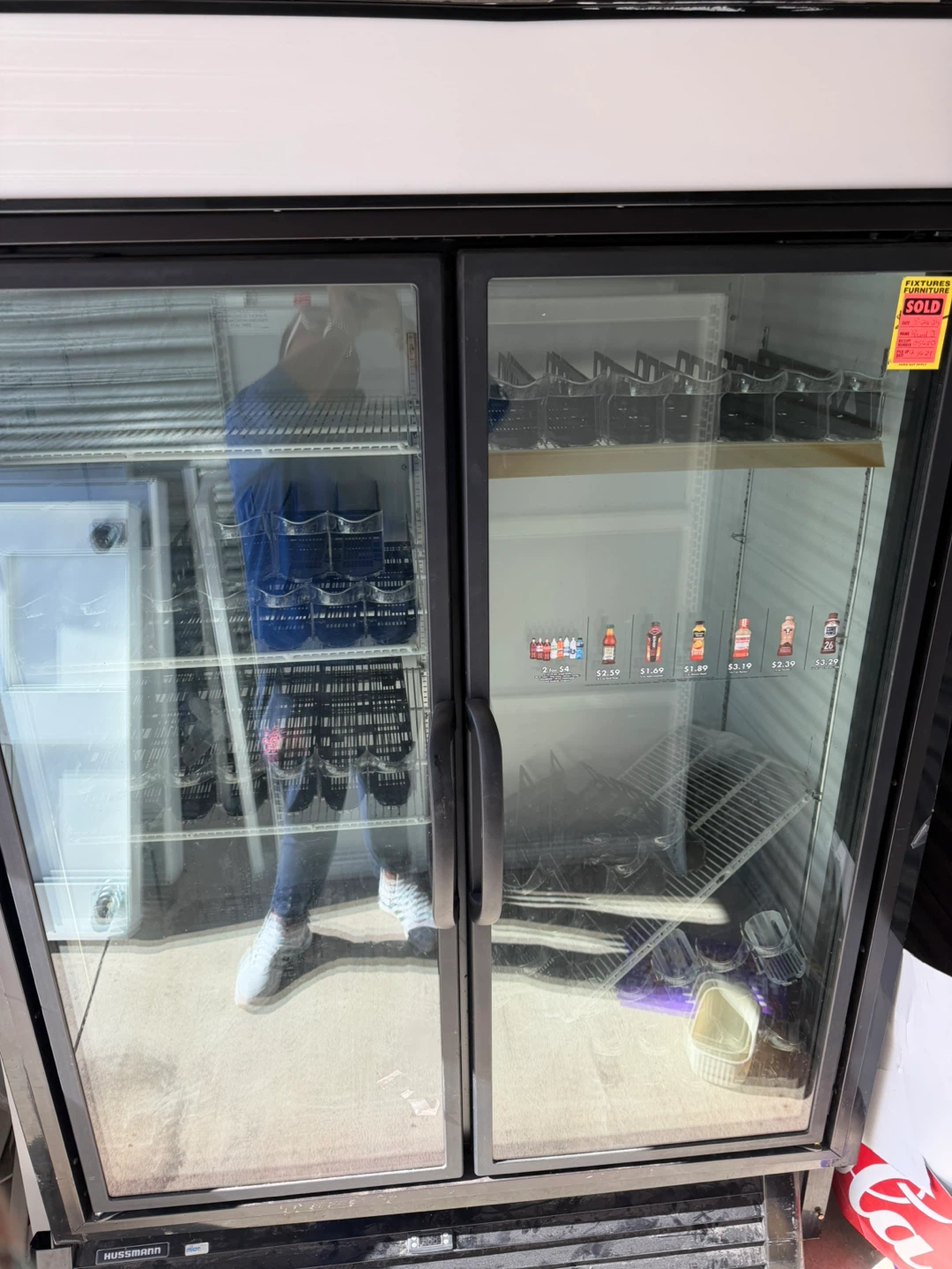 Hussmann VRM2B Upright Cooler