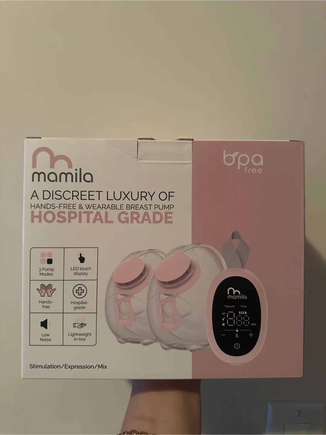 Mamila Hands-Free Wearable Breast Pump - Hospital Grade image indicator(2)