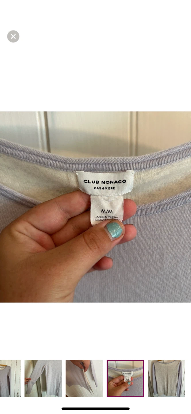 Club Monaco Cashmere Sweater - Size M - photo 4