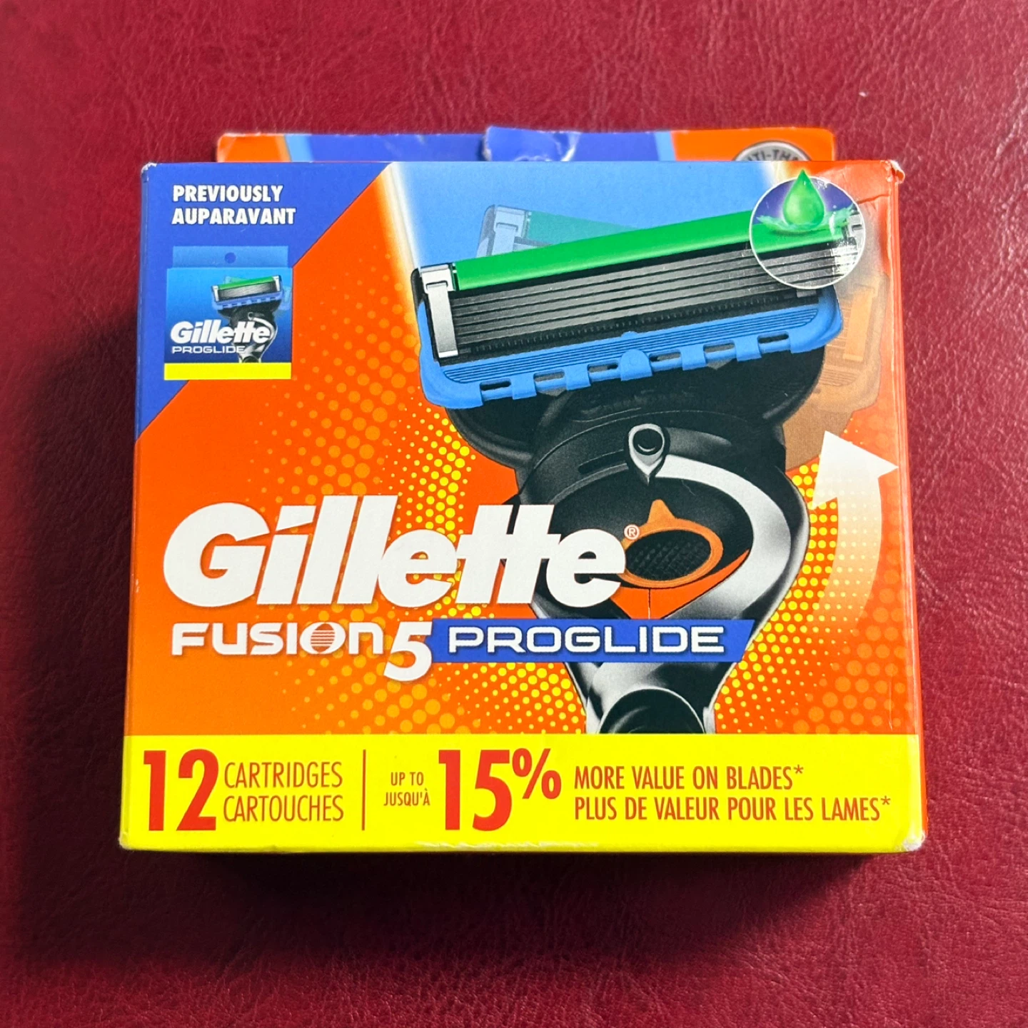 Gillette Fusion5 ProGlide Razor Cartridges - 12 Pack