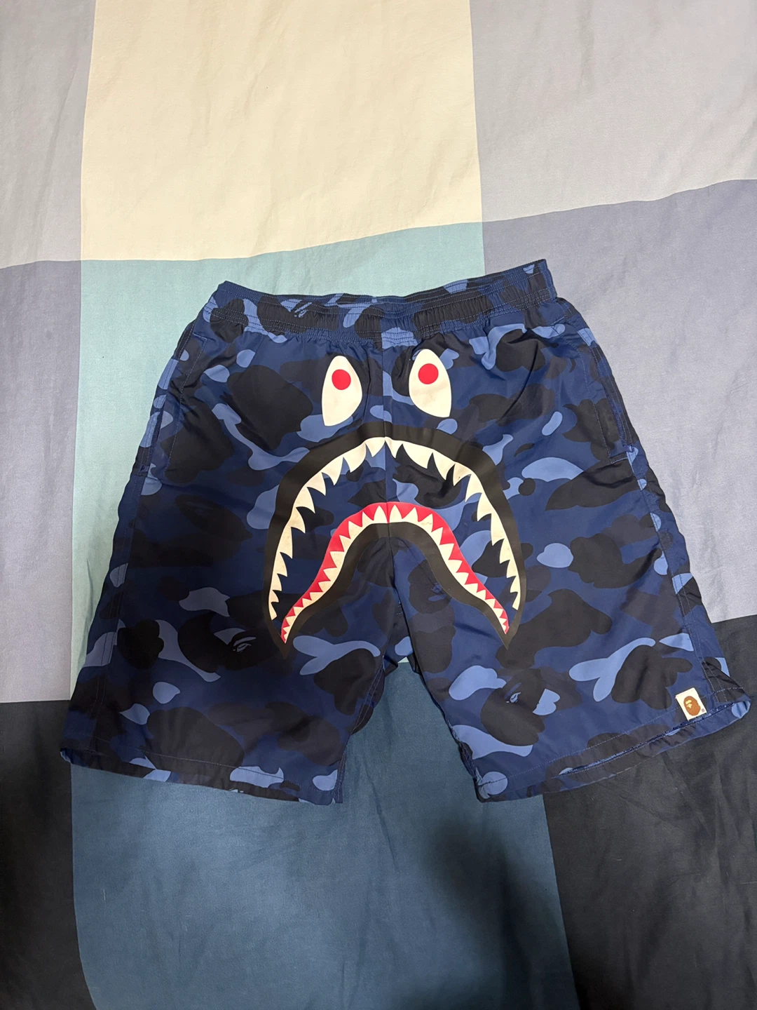 A Bathing Ape BAPE Camo Shorts - Size M