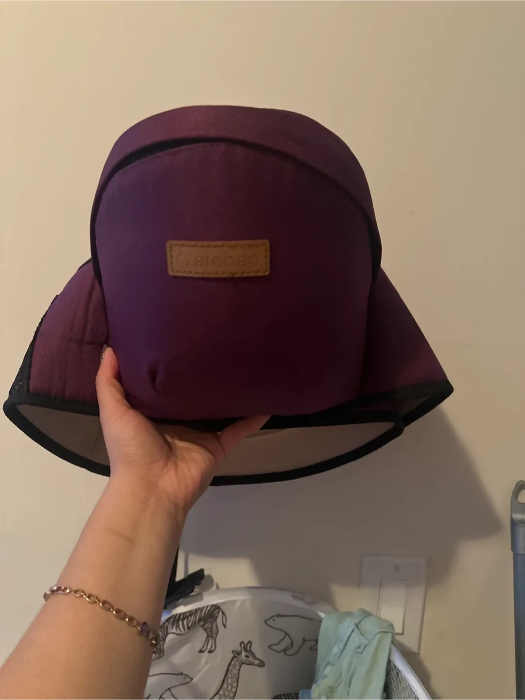 Alebabac Baby Carrier Hip Seat - Purple image indicator(2)