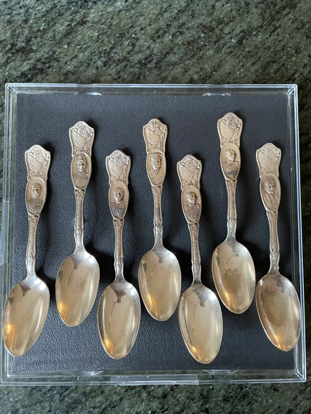 Vintage silver spoons - WW1 Era - 1916