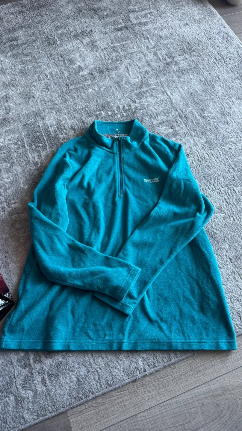 Regatta Outdoors Fleece Pullover - Teal thumbnail