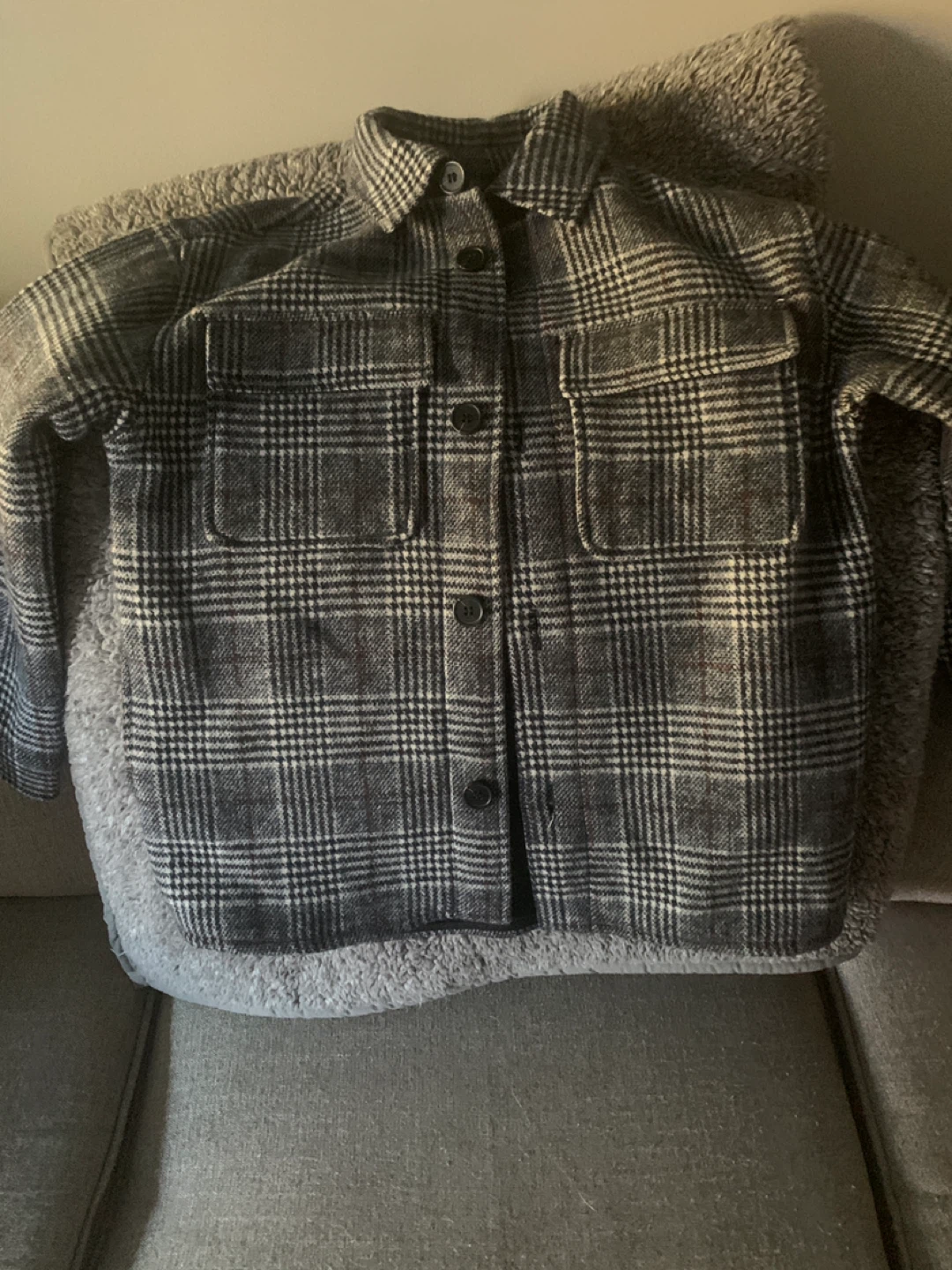 Zara Kids Plaid Jacket Size 9-10